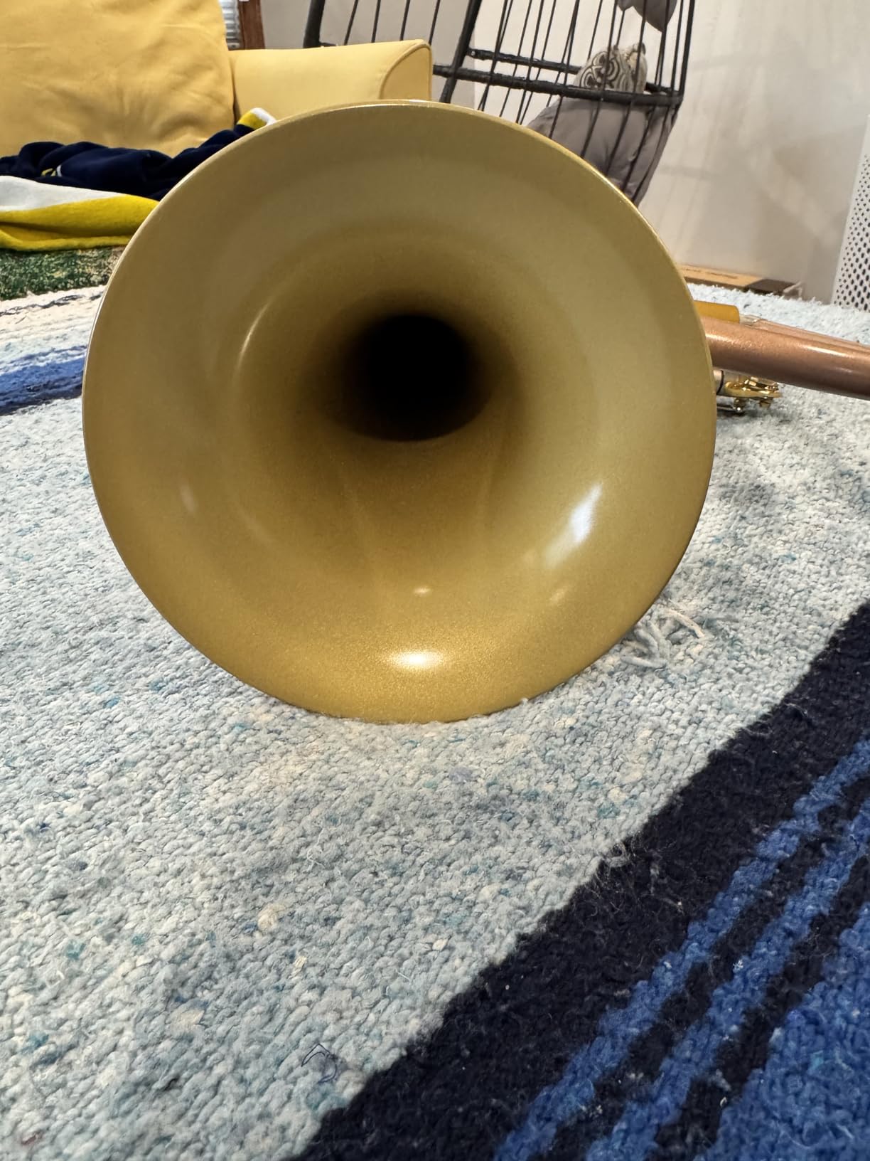FH-8390 bb flugelhorn jazz 155mm brass bell stainless steel valves | heavy caps and 3rd valve trigger durable nickel silver outer slides matte finish complete outfit with lightweight case customer photo 2