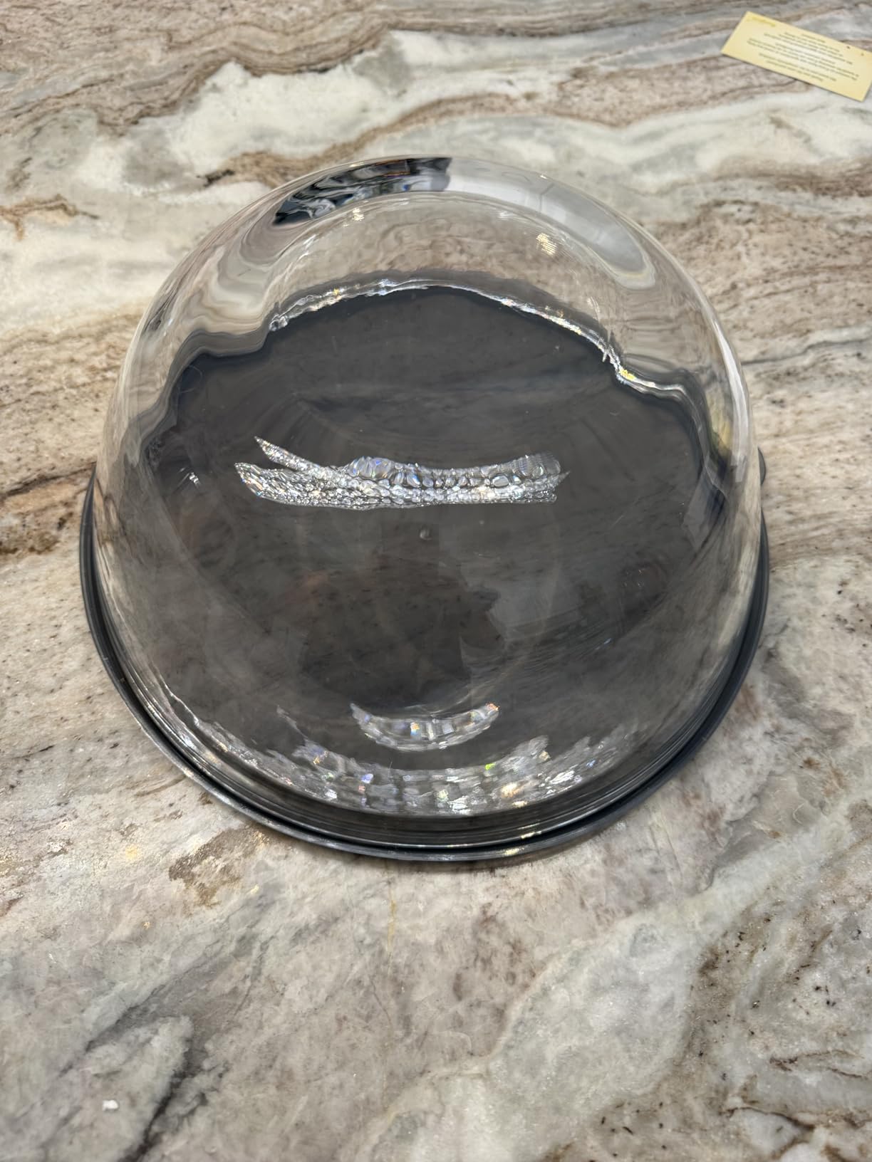 Ajrwiiy Large Glass Bowl for Sourdough Bread Making, 4.7 Quart Glass Mixing Bowl for Sourdough Bread with Lid, Clear Breads Proofing Bowl with Covers, Ideal for Kitchen, Storage customer photo 2