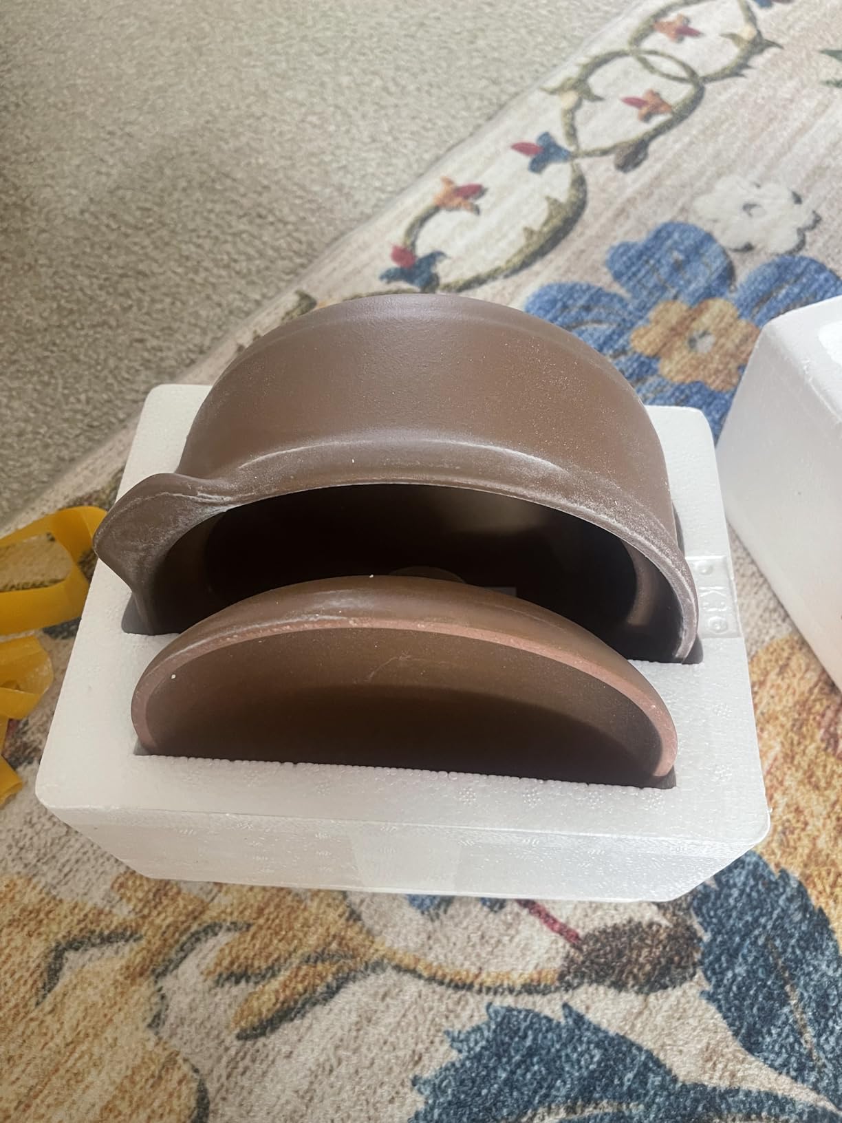 Natural Terracotta Casserole with Lids Clay Pots for Cooking, Unglazed Earthenware Rice Pots (UpgradeT2-1.58QT) customer photo 1
