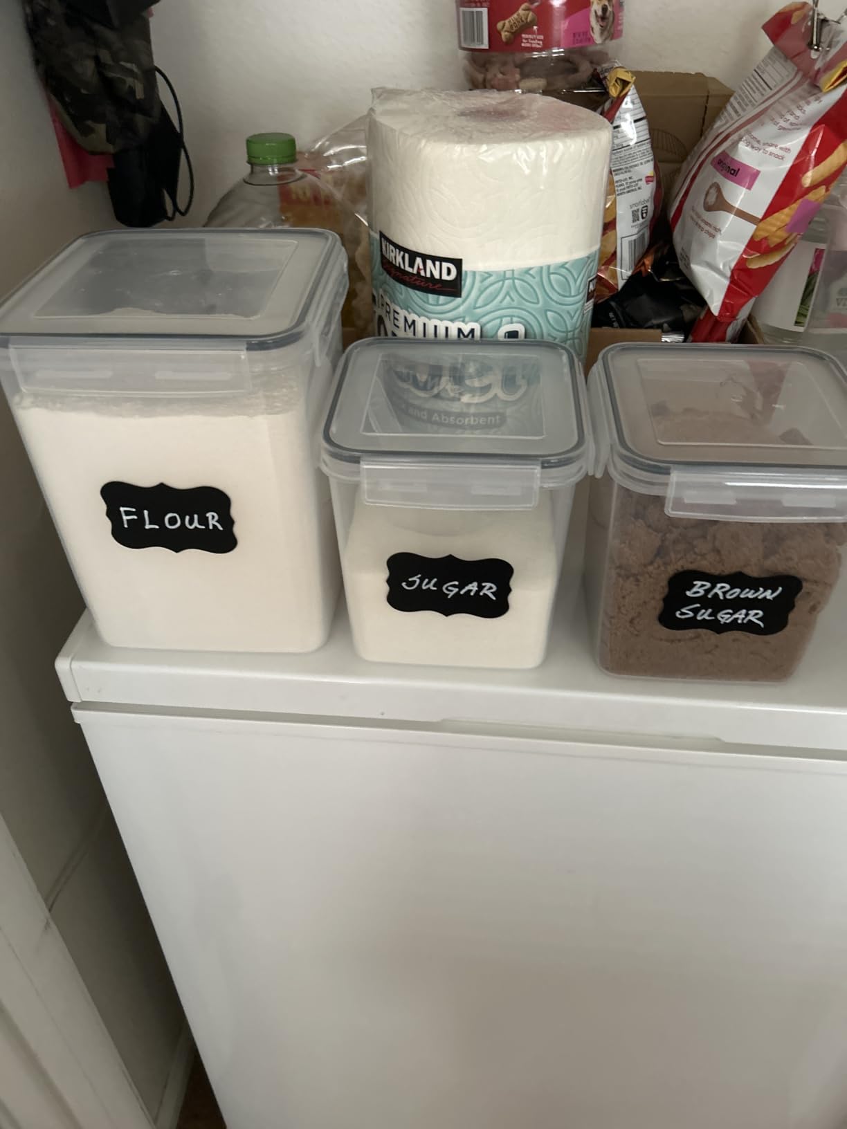 ComSaf Airtight Rice Storage Container with Lid 10Qt 2Pack, Large Capacity customer photo 1