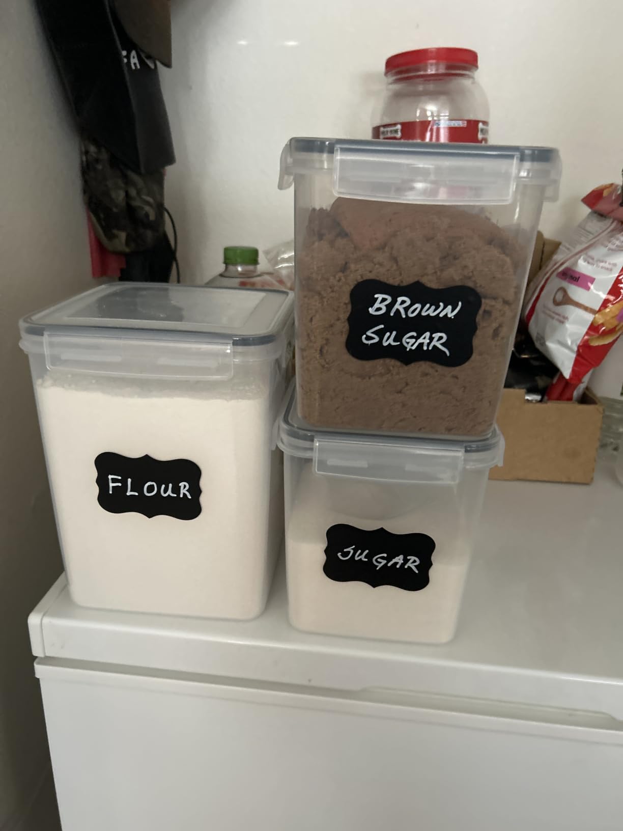 ComSaf Airtight Rice Storage Container with Lid 10Qt 2Pack, Large Capacity customer photo 2