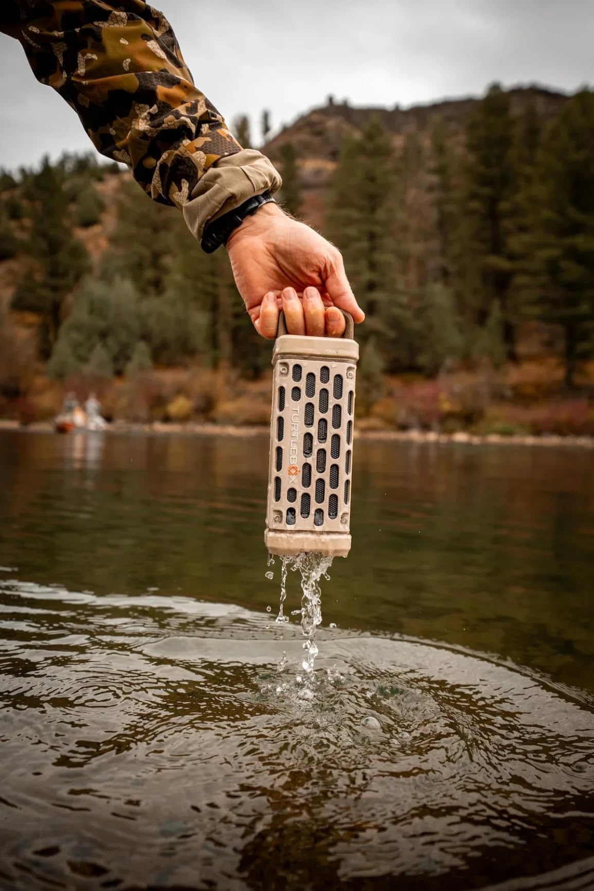 Turtlebox Ranger, Ultra-Portable Bluetooth Speaker, Waterproof, Tan customer photo 2