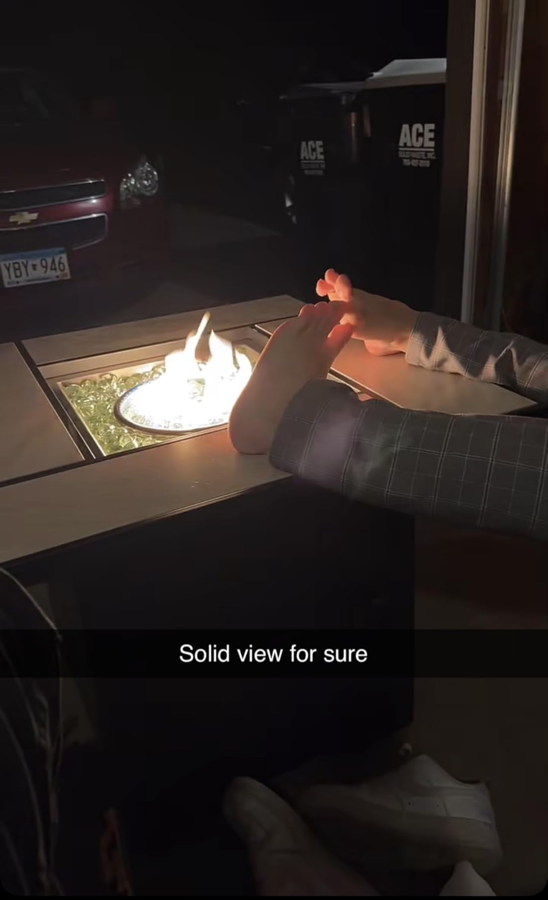 OutVue 47 Inch Propane Fire Pit Table with Real Ceramic Tabletop customer photo 1