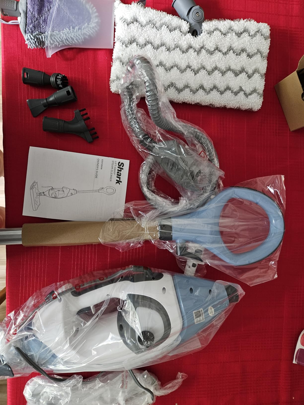 Shark Lift-Away Steam Mop with Detachable Handheld Steam, Blue, S3972BRN customer photo 1