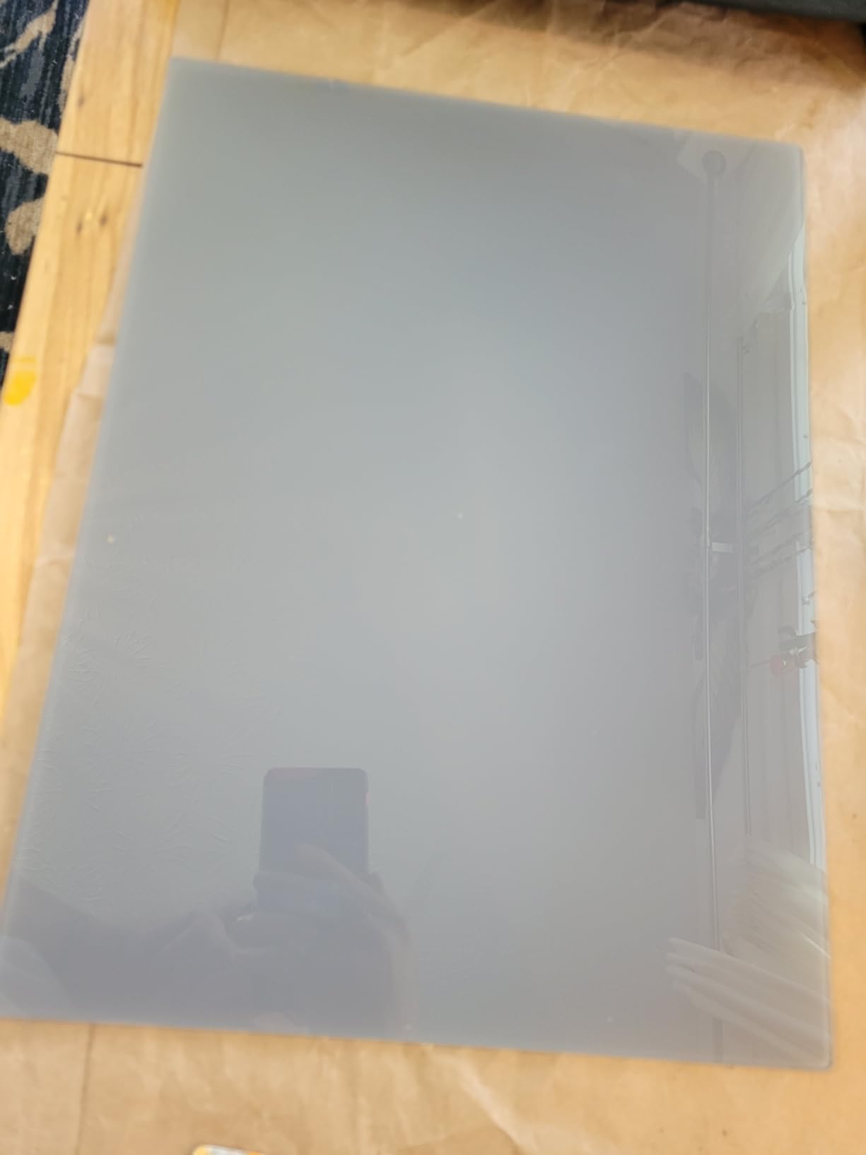 2 Pack Neutral Grey Tempered Glass Palettes, 12
