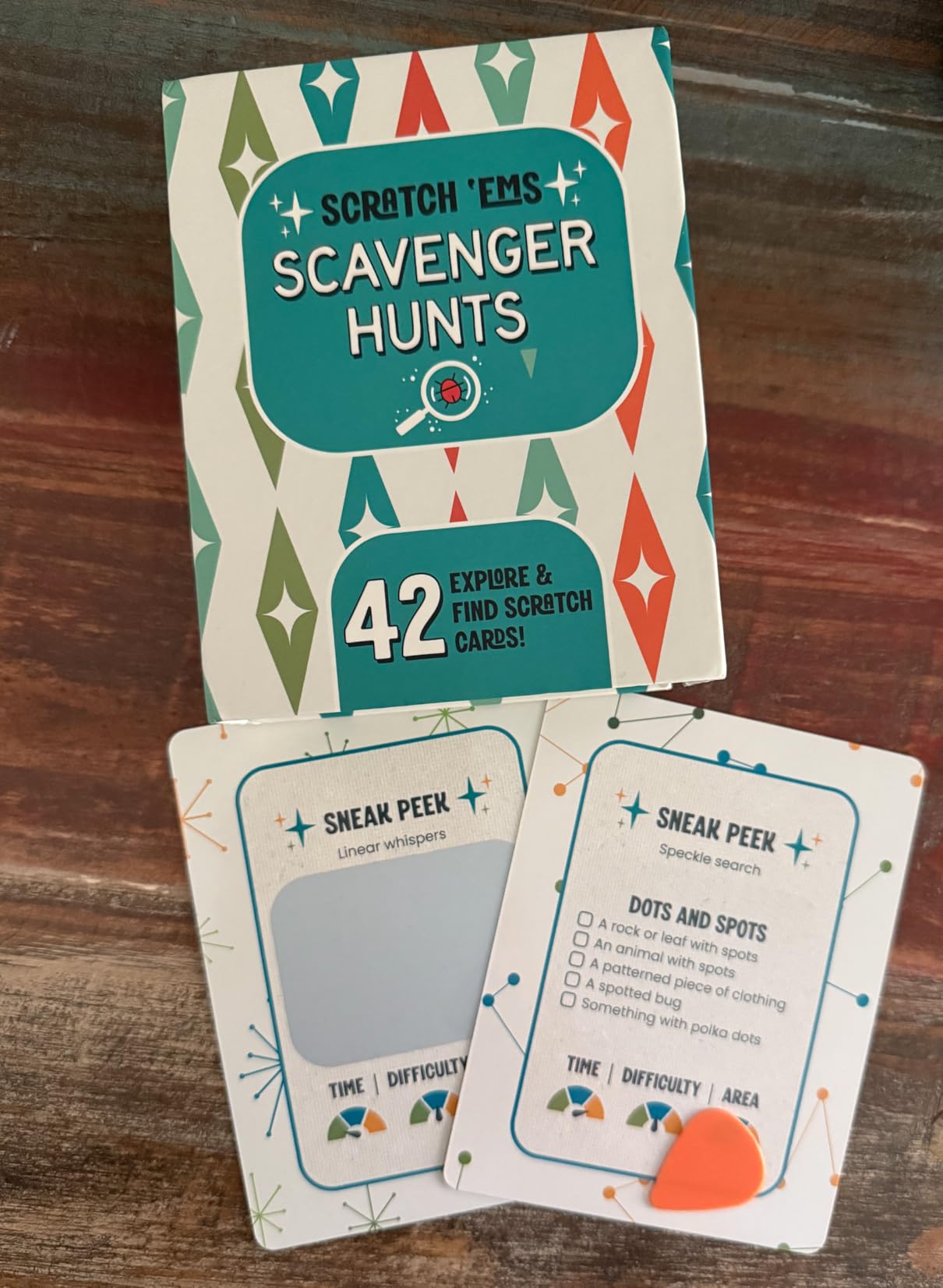 Scratch'Ems® Outdoor Scavenger Hunts | 42 Scratch Off Adventure Cards customer photo 1