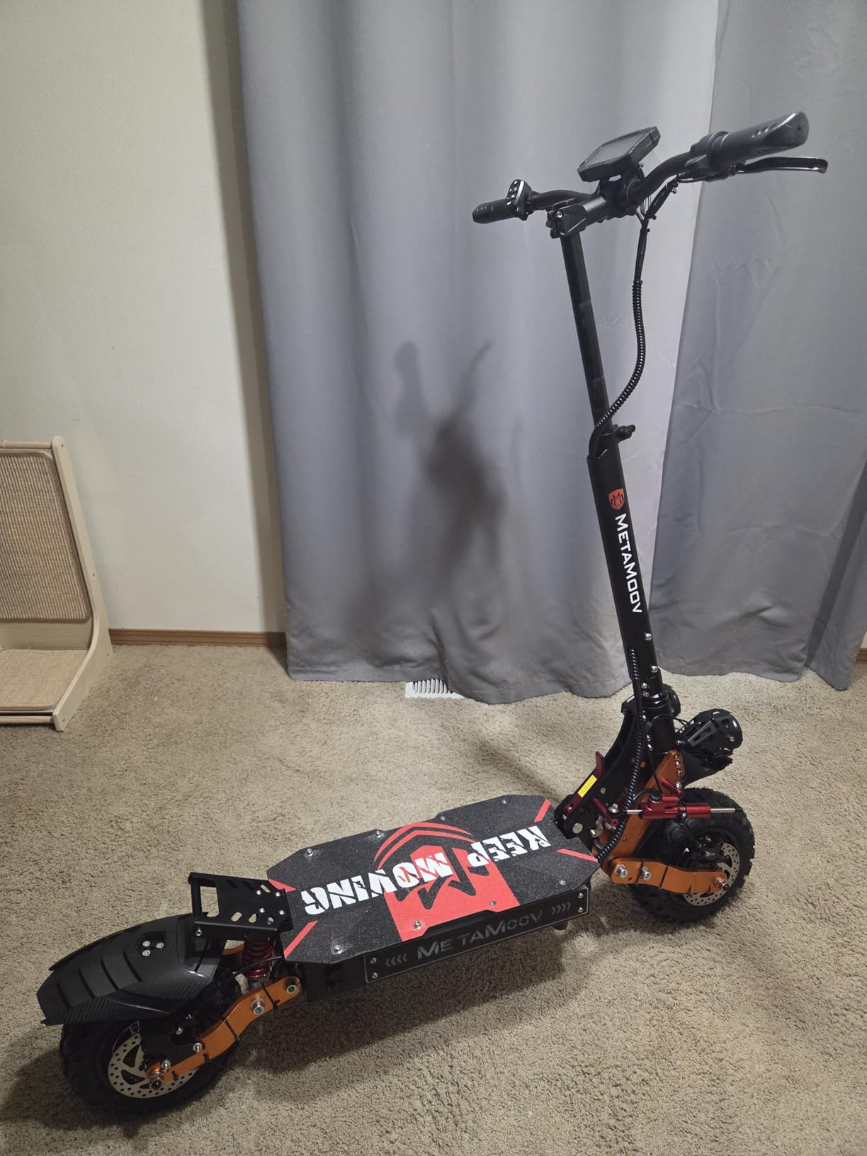 ZO01 Plus Electric Scooter, 6000W Dual Motor 55 MPH, 60 Mile Range customer photo 1