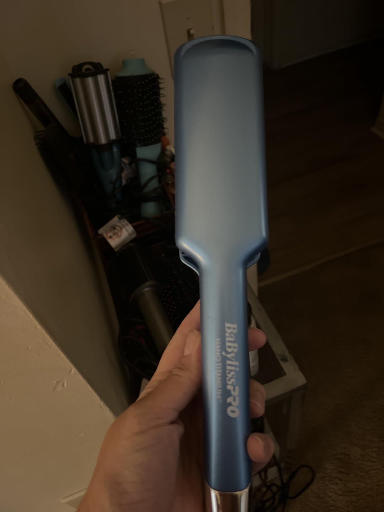 BabylissPRO Nano Titanium Ultra-Sleek Hair Straightener, Flat Iron for All Hair Types customer photo 1