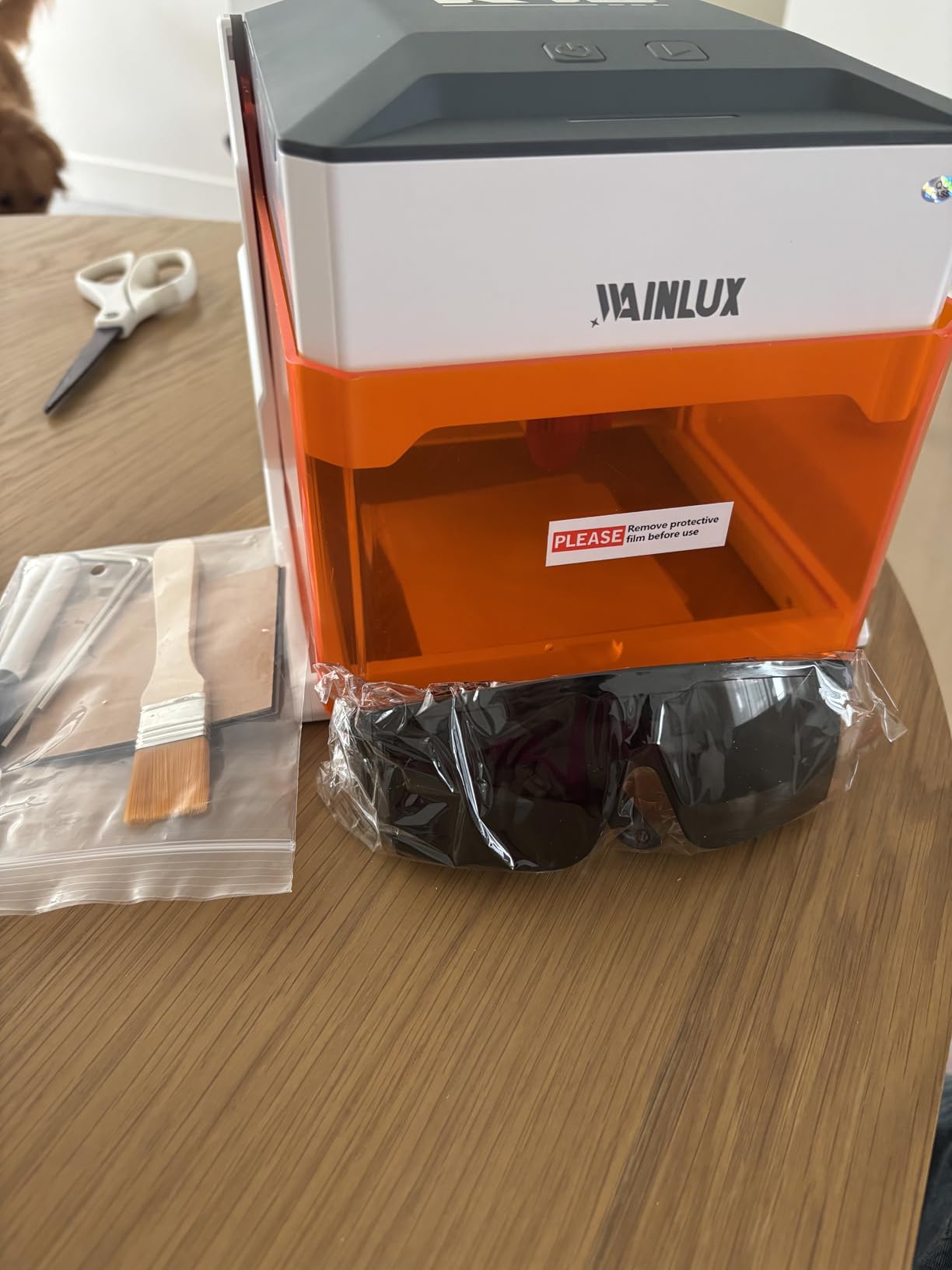 WAINLUXPRO K10 5W Laser Engraver, Class 1 Enclosed Engraving Machine customer photo 1