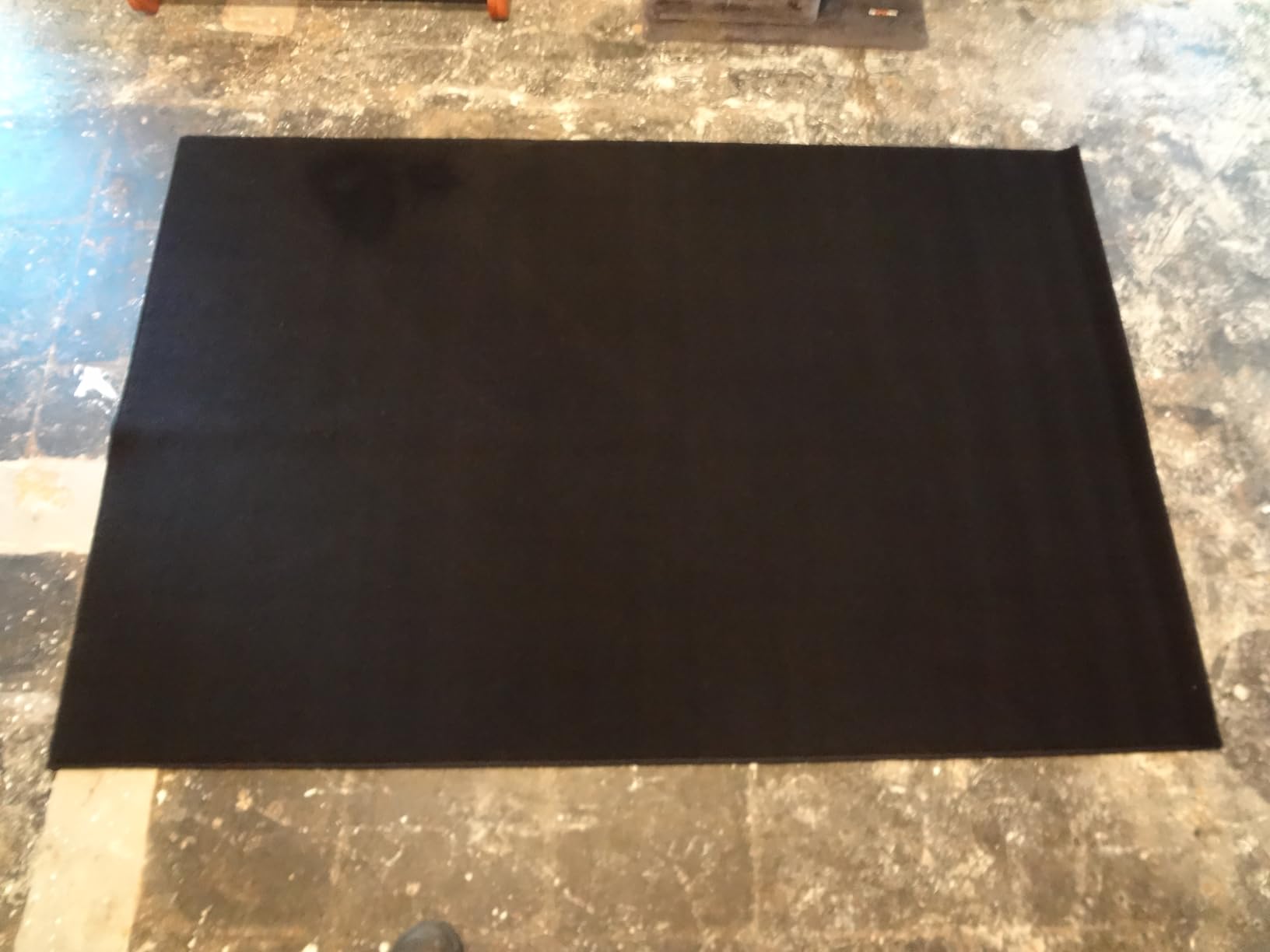 IBVIVIC Drum Mat, 4 x 5.3Ft Drum Carpet Drum Rug with Non-Slip Grip Bottom customer photo 2