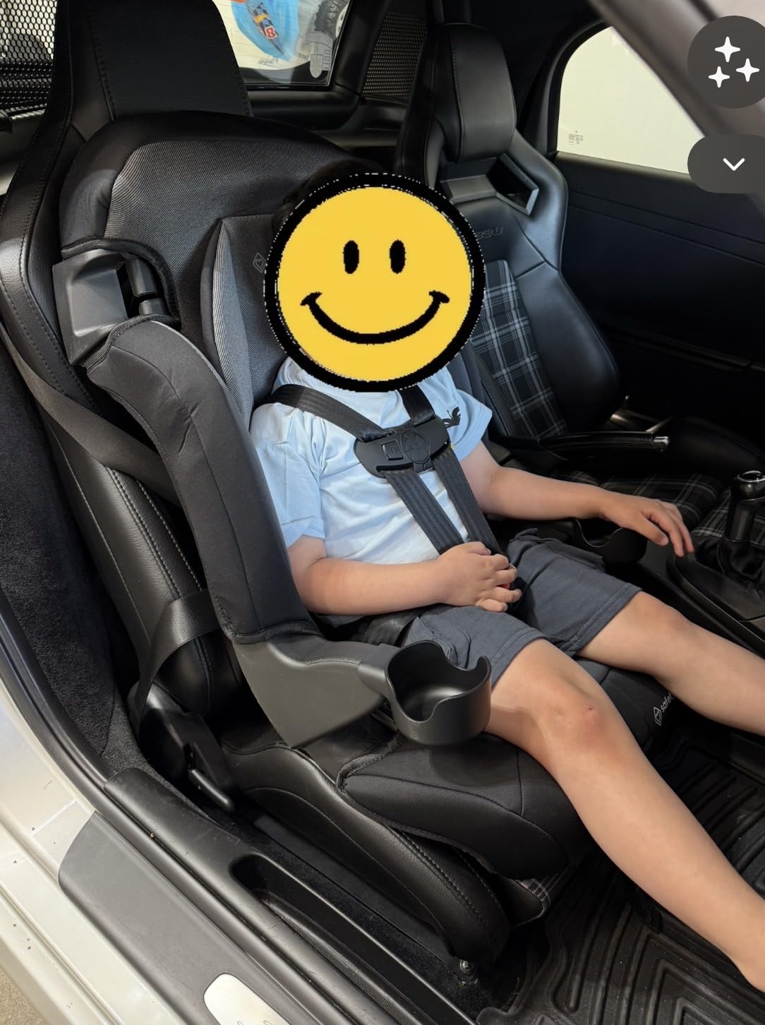 Safety 1st Grand 2-in-1 Booster Car Seat, Converts from High Back to Belt-Positioning Booster, High Back Seat for Kids 40-65, and Belt-Positioning 40-100 Pounds, Old Soul customer photo 2