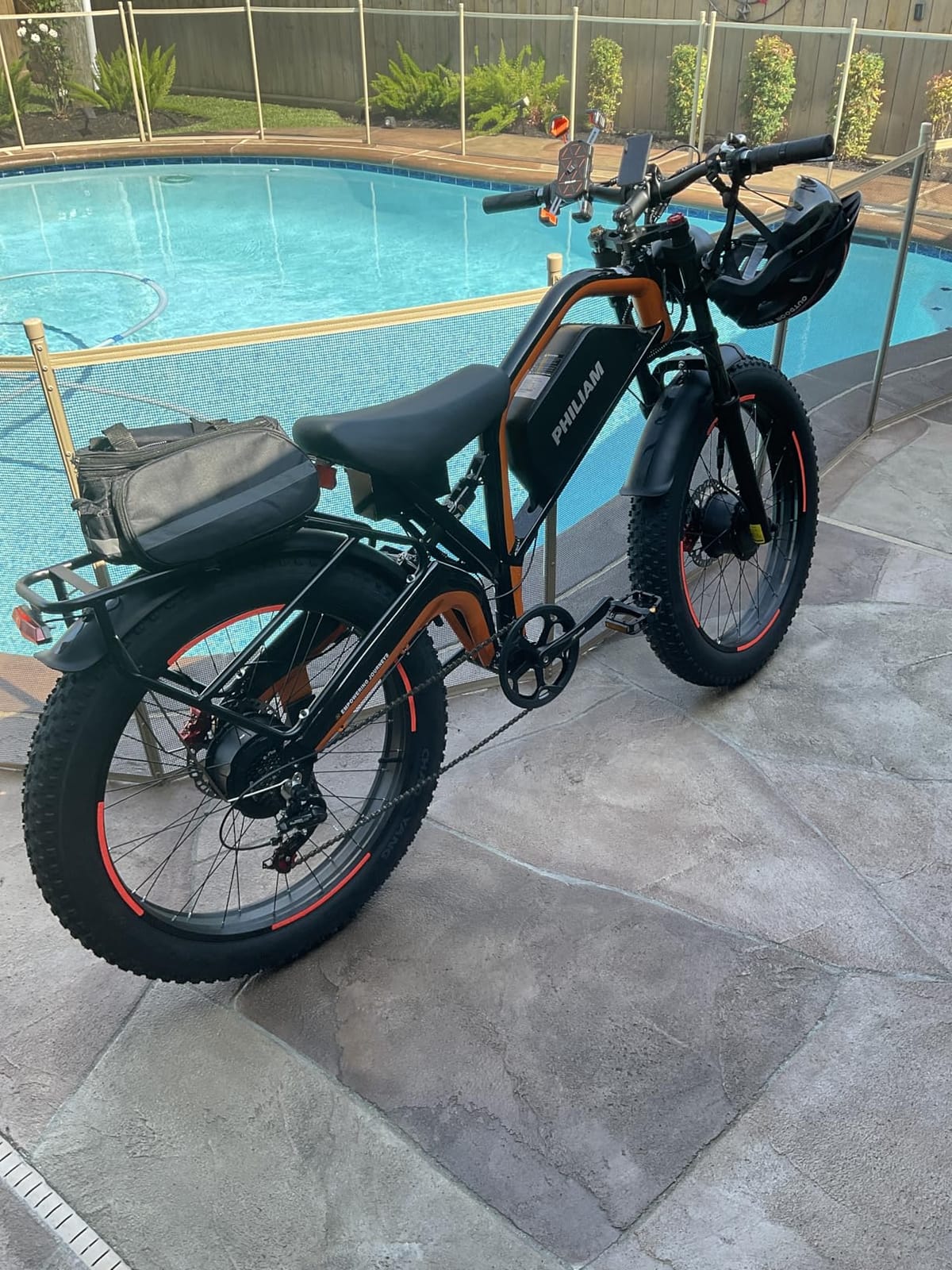 Electric Bike for Adults,5000W/3000W Peak Dual Motor ebike 35MPH E Bikes for Men Women,52V 32/23AH Battery, 80/100 Miles Range Ebike,26”Fat Tire Full Suspension E-Bike customer photo 1