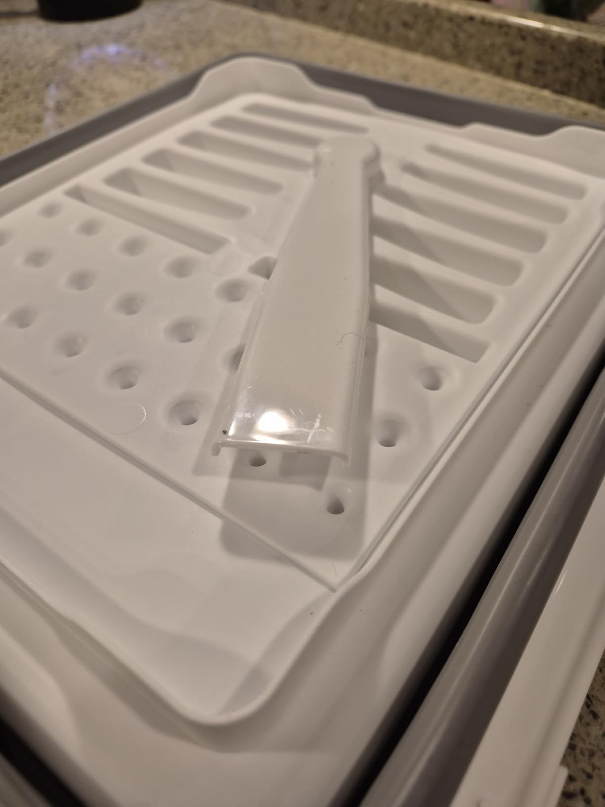 Collapsible Dish Drying Rack, Foldable Dinnerware Drainer Organizer for Storage Kitchen Counter RV Accessories Portable Rack Holders for Dishes Plates and Cups Camping Travelling Space Saver Essential customer photo 1