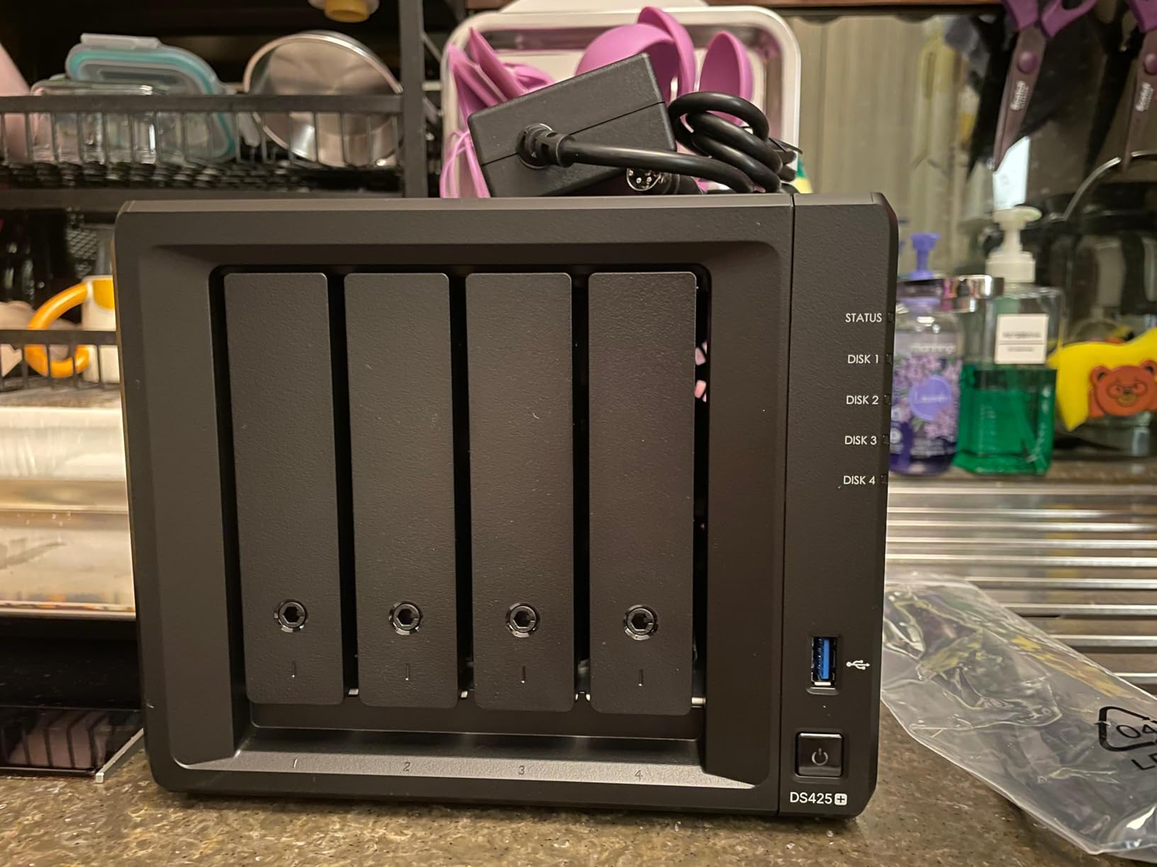 DS425+ Private Cloud Media Server - Stream, Back Up & Share Files (4-Bay Diskless NAS) customer photo 1