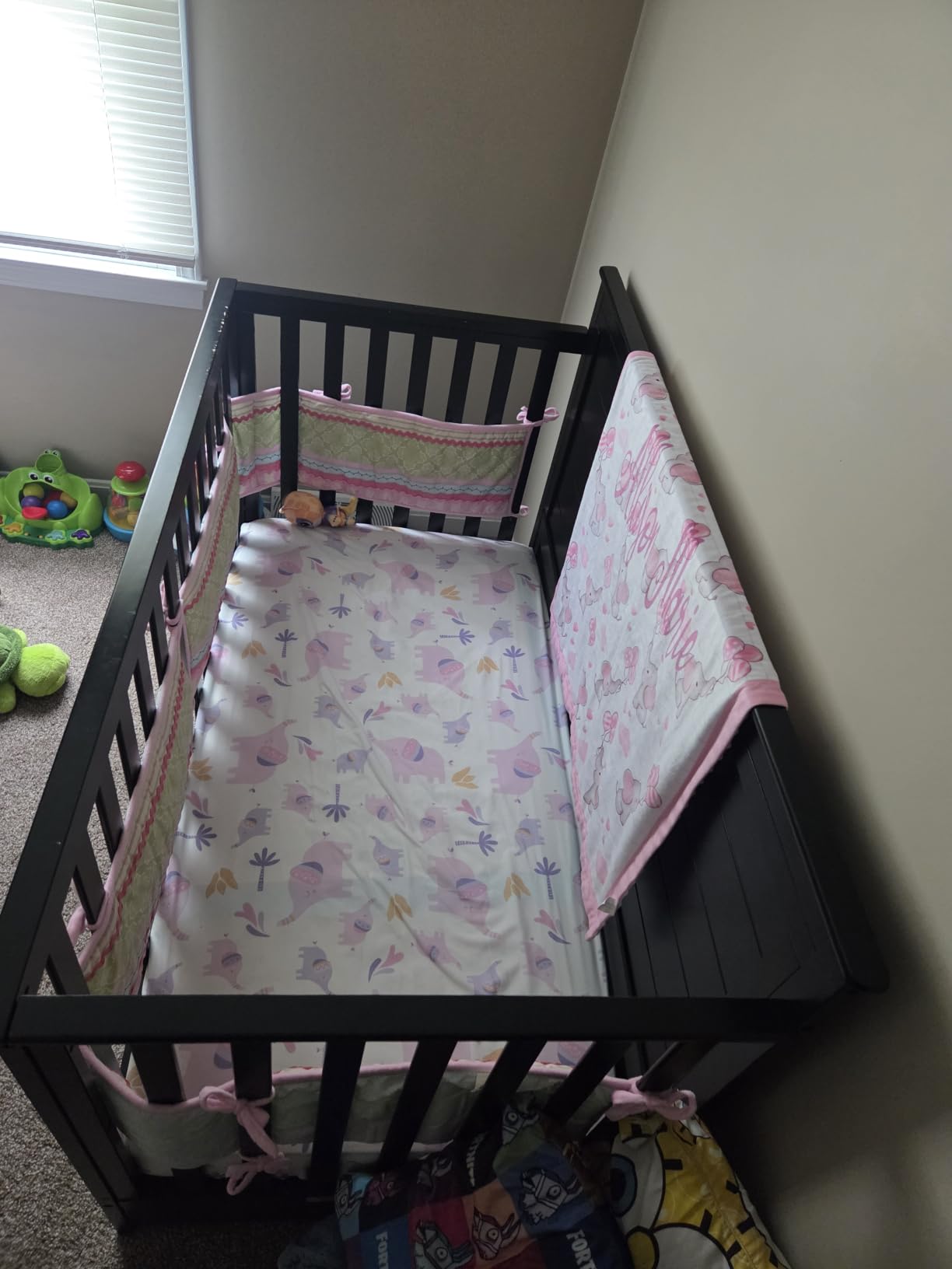 Graco Tristan 5-in-1 Convertible Crib with Drawer, Driftwood | GREENGUARD Gold Certified, Fits Standard Crib Mattress, Premium Handle, Converts to Toddler Bed, Daybed, and Full-Size Bed customer photo 2