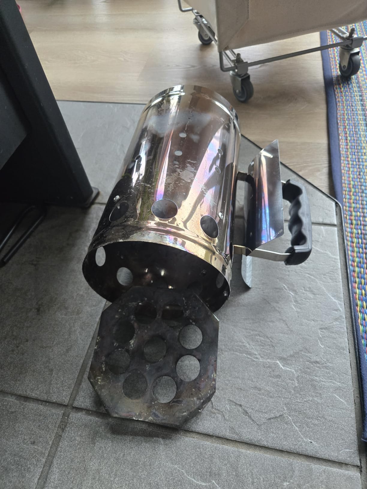 Charcoal Chimney Starter, BBQ Grill Quick Rapid Fire customer photo 1