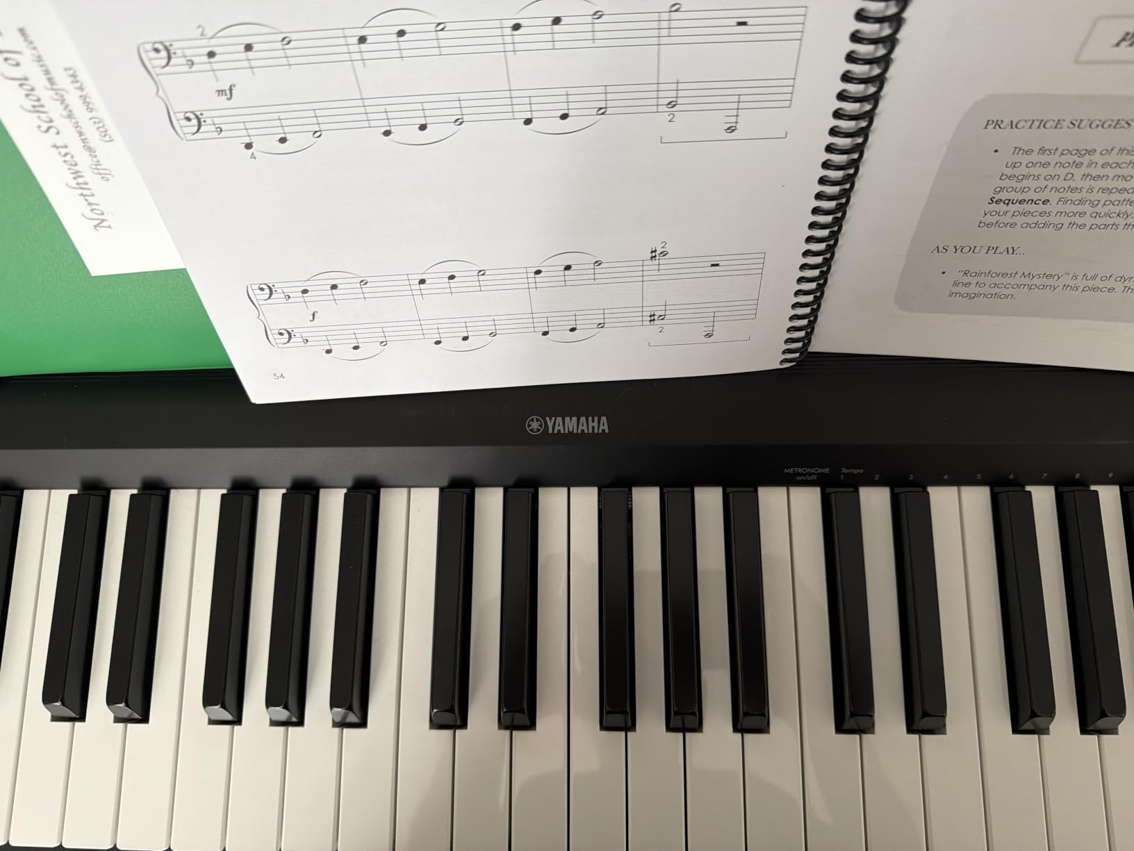 Yamaha P145BT 88-Key Digital Piano with Weighted Keys, Compact Design, Bluetooth, Music Rest, Sustain Foot Switch, and Built-in Speakers customer photo 1