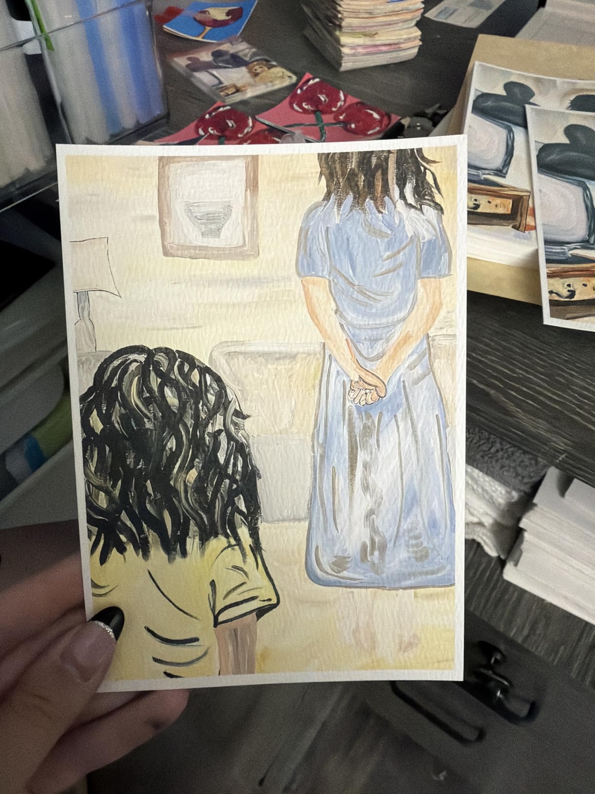 80 Sheets Watercolor Paper Bulk, 5 x 7 in, 110 Lb/230 GSM, Cold Press customer photo 1