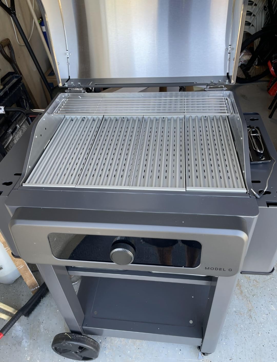 Current Model G Dual Zone Smart Electric Grill, Moon Dust customer photo 2