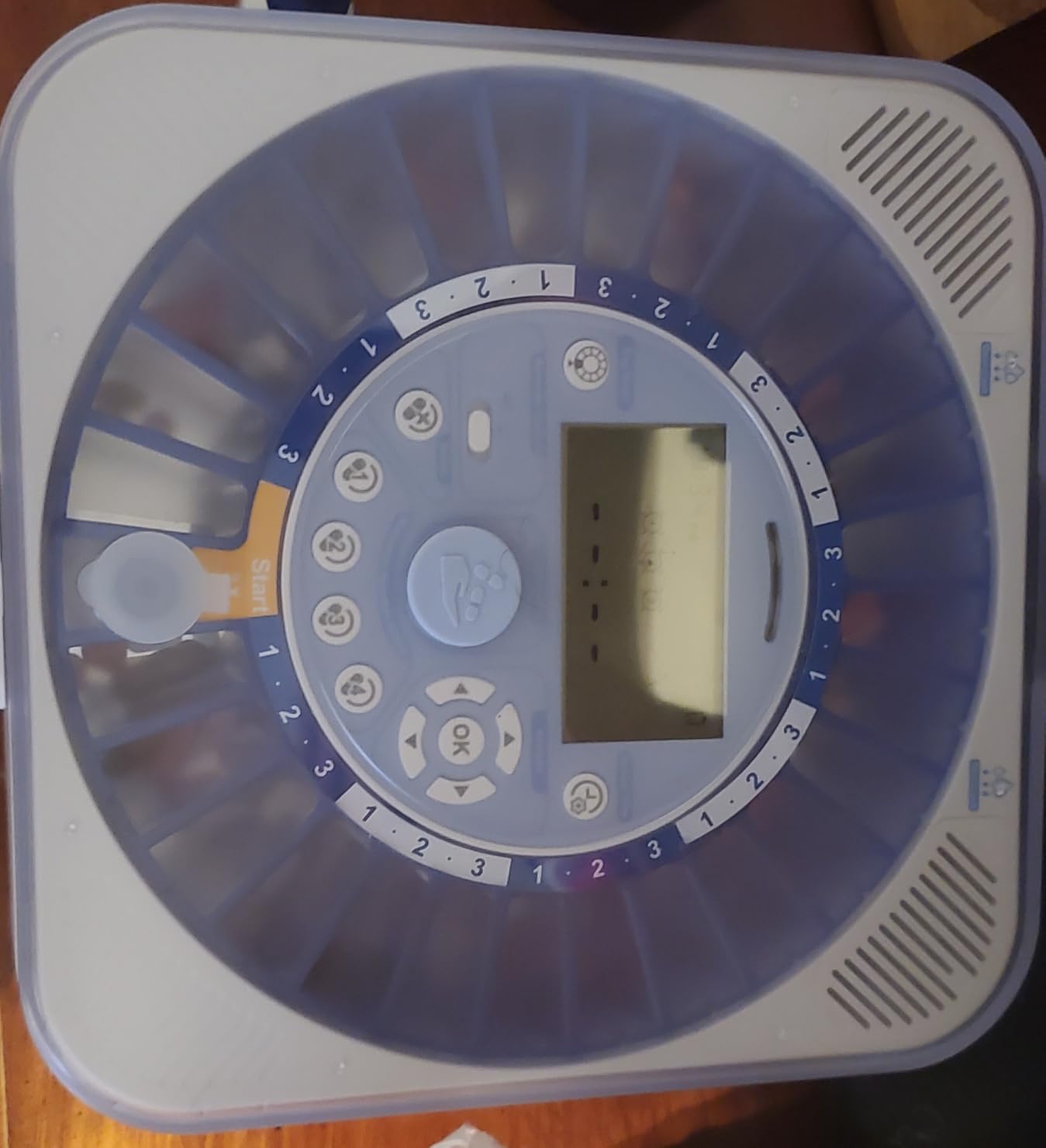 28-Day (1X) Automatic Pill Dispenser, No APP with Alarm & Desiccant | Sound & Light Alerts, One-Press Dispensing, Large Compartments for Pills, Tablets & Capsules customer photo 2