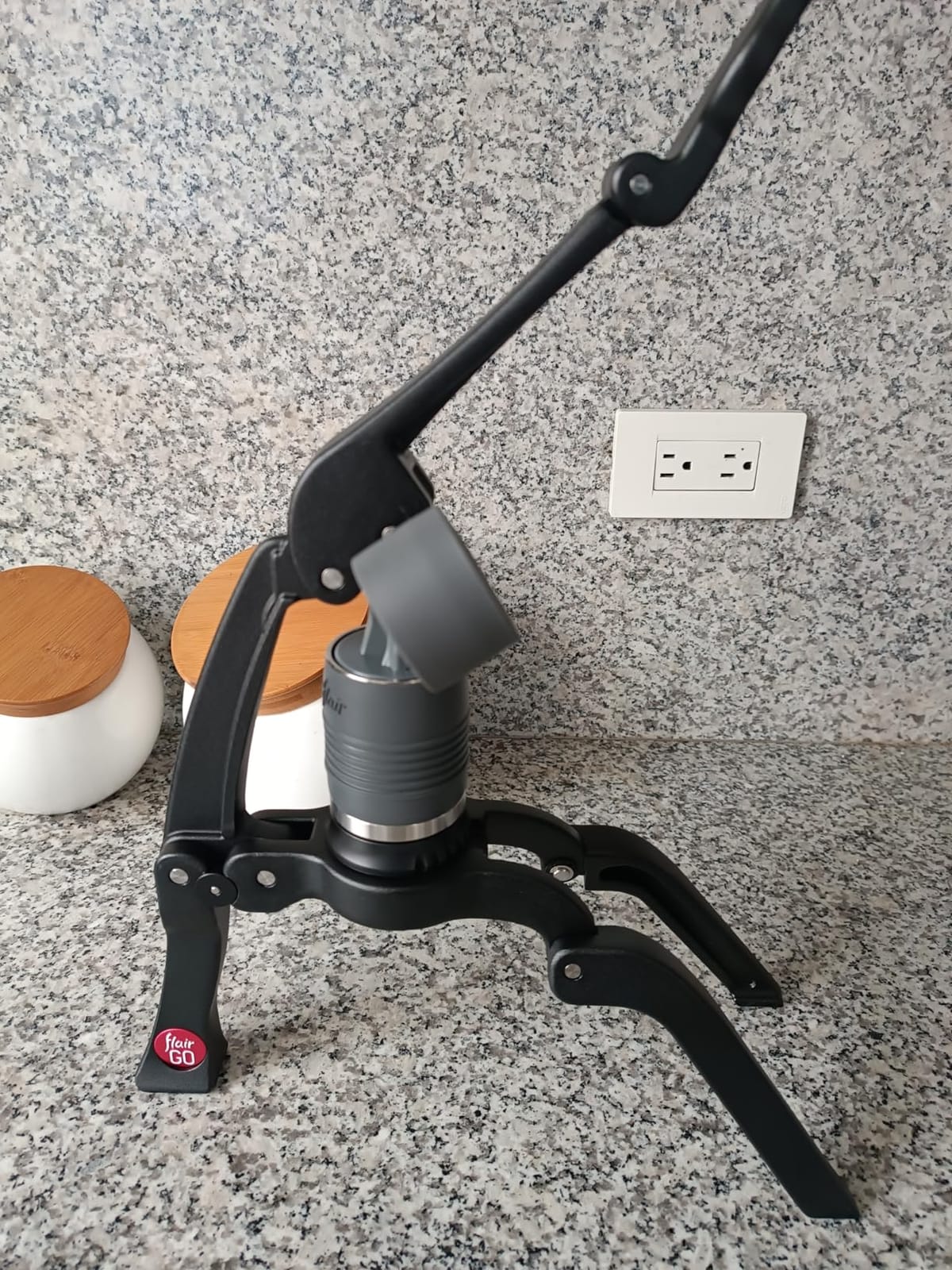 Flair 2GO: Portable, Collapsible Lever Espresso Machine for 9BAR Espresso Anywhere (Grounds Model) customer photo 2