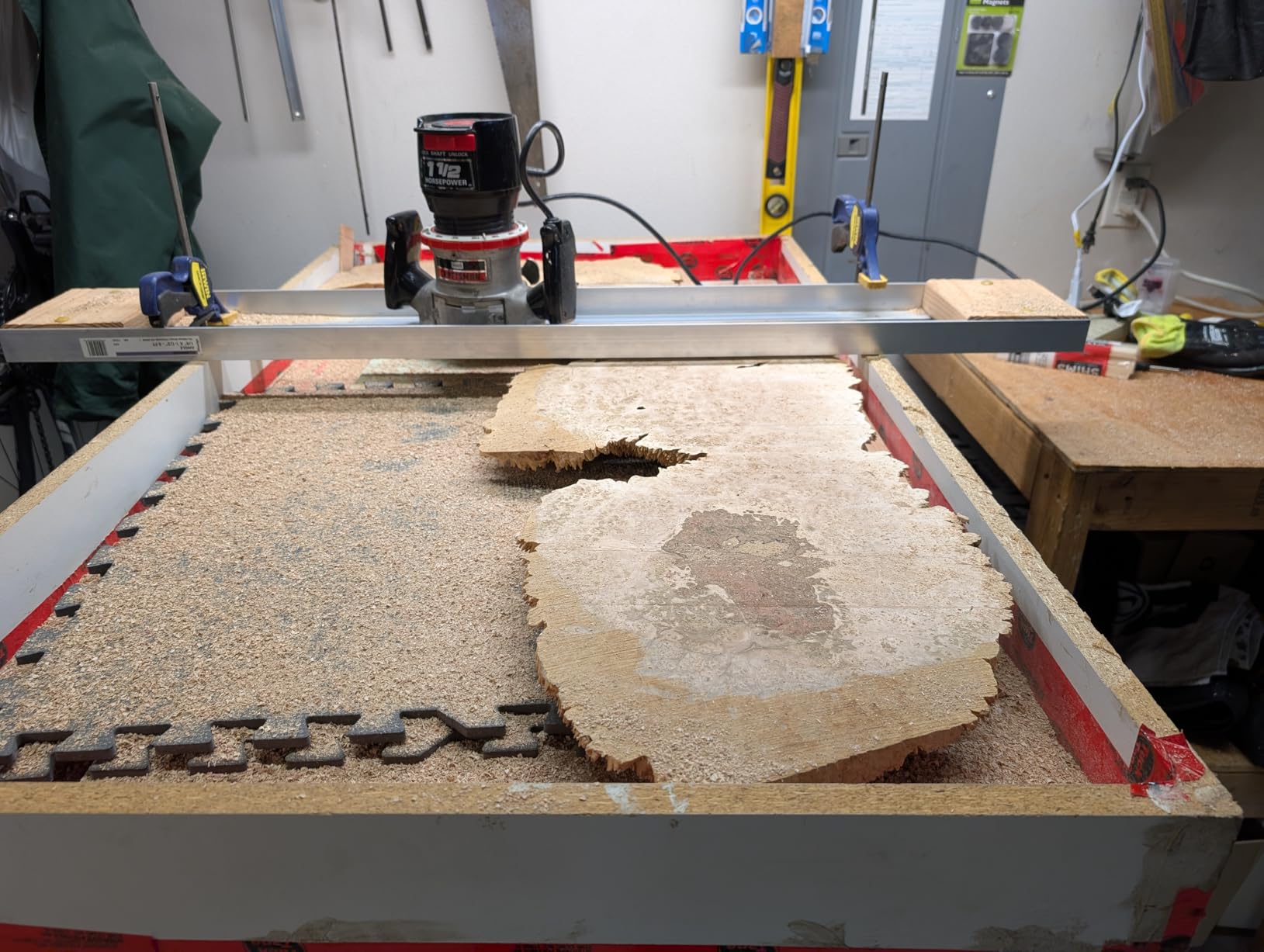 CNC Spoilboard Surfacing Router Bit, 1/2
