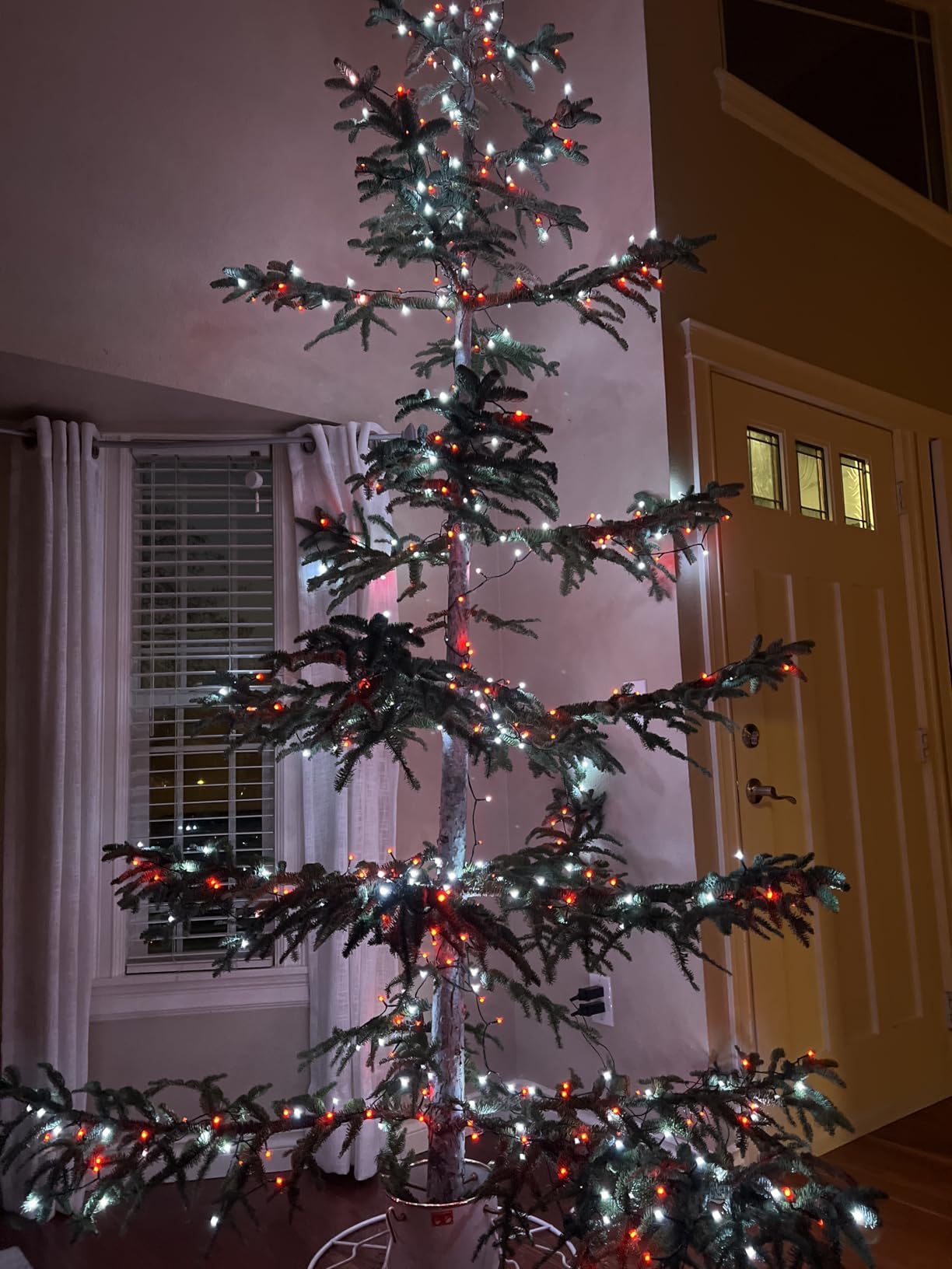 Minetom 82ft 250LED Smart Color Changing Christmas Halloween Tree Lights | LED RGB Outdoor String Twinkle Lights, 16 Million Adjustable Colors Smart Fairy Lights with App & Timer for Xmas Tree Party customer photo 2