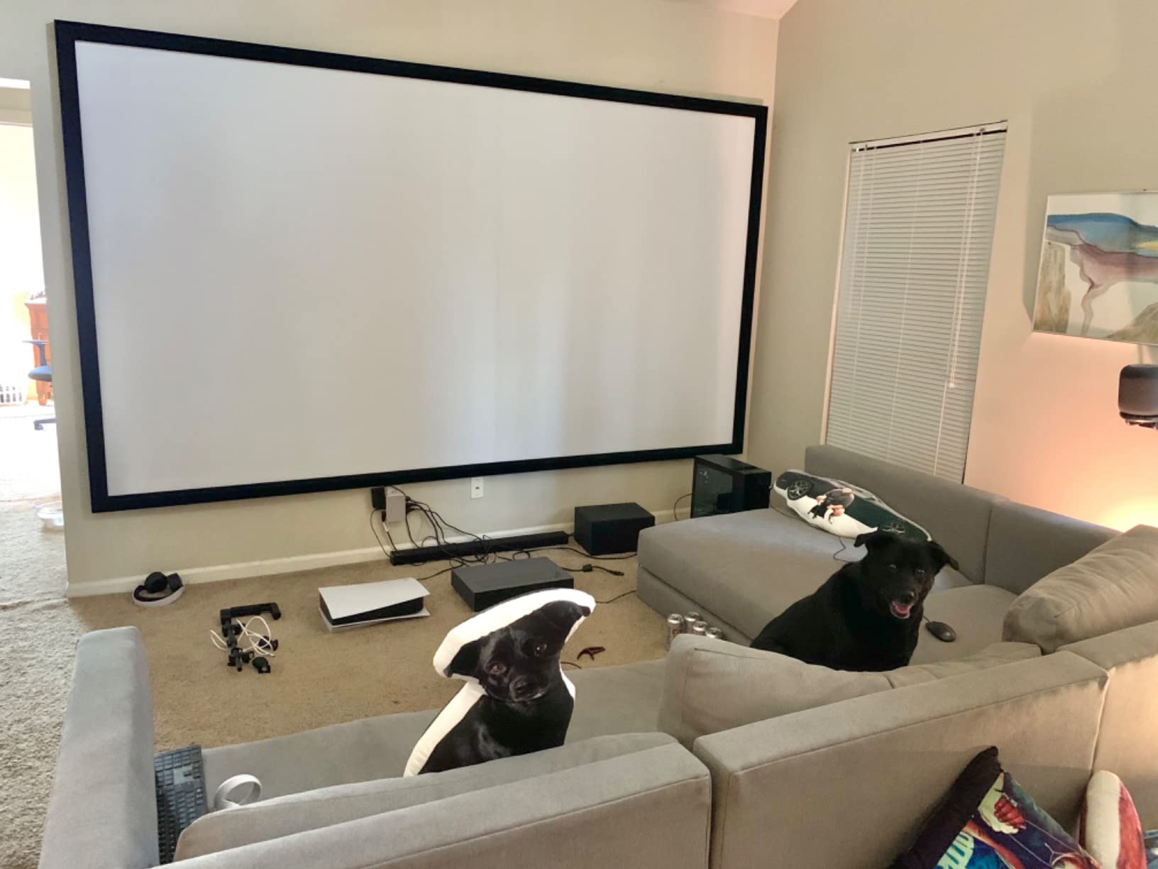 WEMAX Nova Pro 4K Ultra Short Throw Projector, Google TV, 2100 ISO Lumens customer photo 2