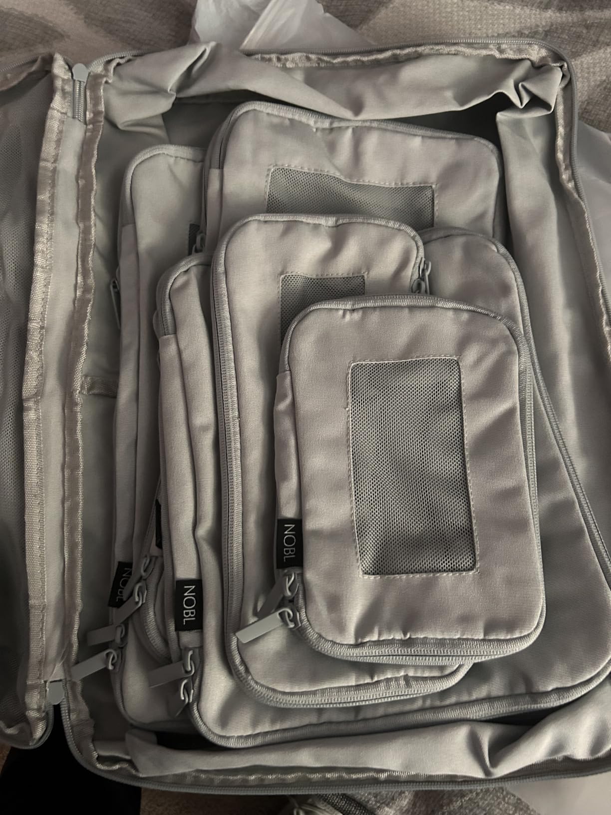 NOBL Travel Compression Packing Cubes Set of 6 for Suitcases & Carry on customer photo 1