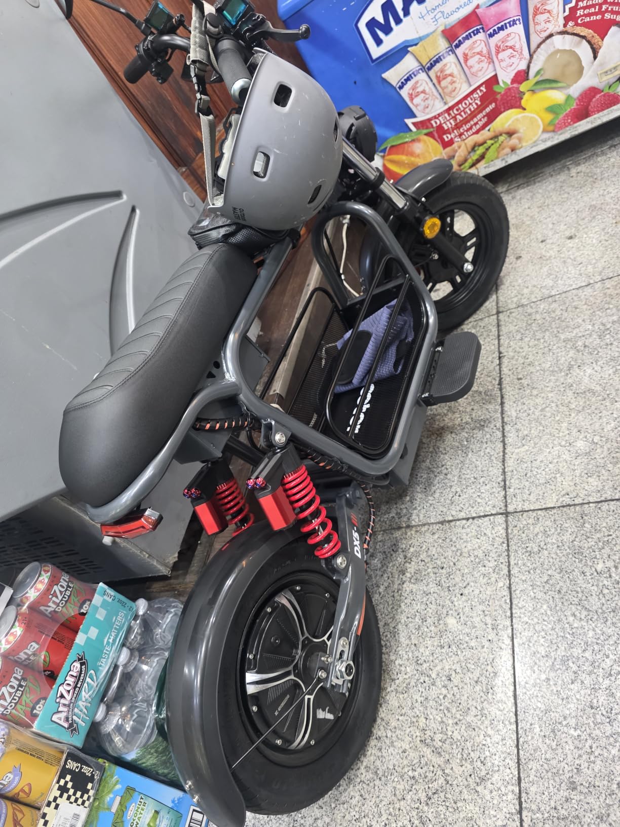 iScooter Electric Scooter with Seat & Basket, 1500W, 45 Miles, 15