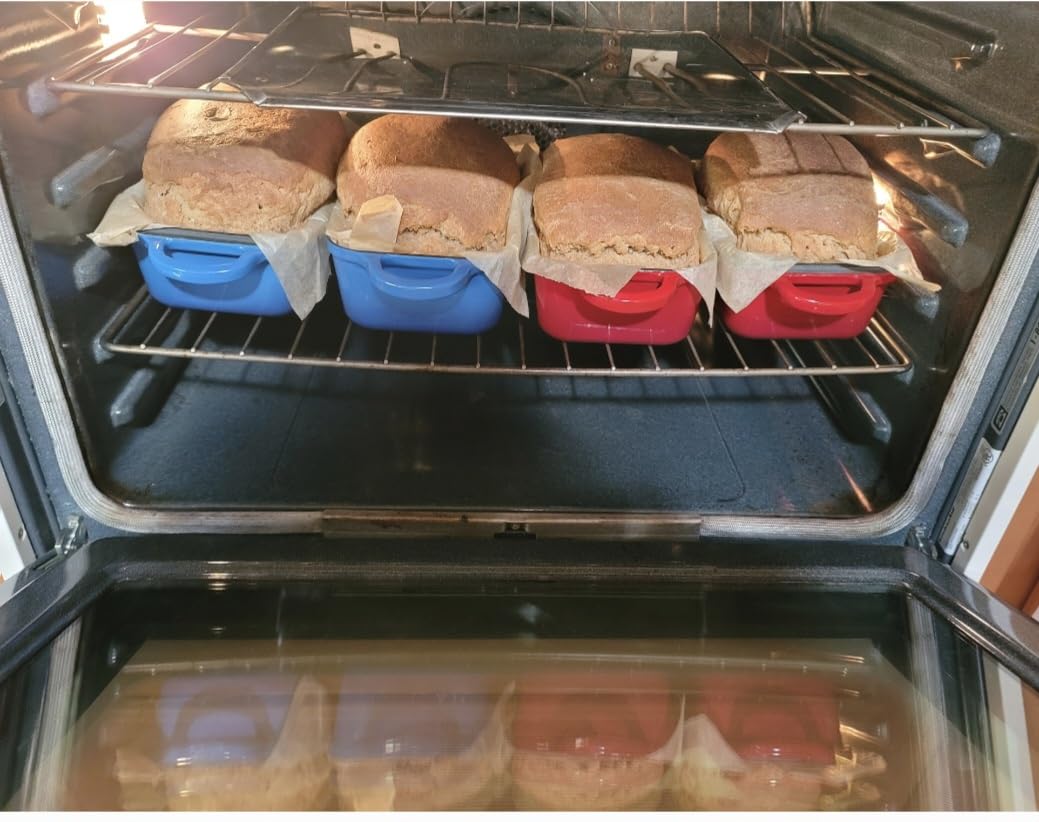 GRMImosa 9x5 Inch Cast Iron Loaf Pan with Lid, Loaf Pans for Homemade Bread customer photo 1