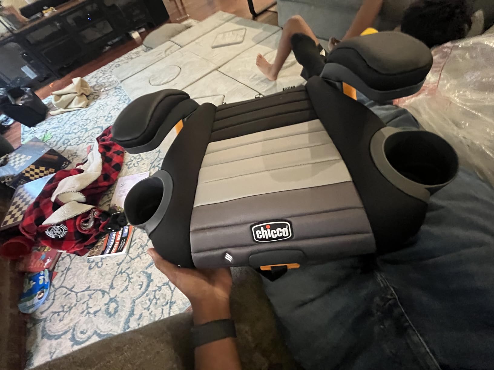 Chicco GoFit ClearTex Plus Backless Booster Seat, Lower Anchor Attachment customer photo 2