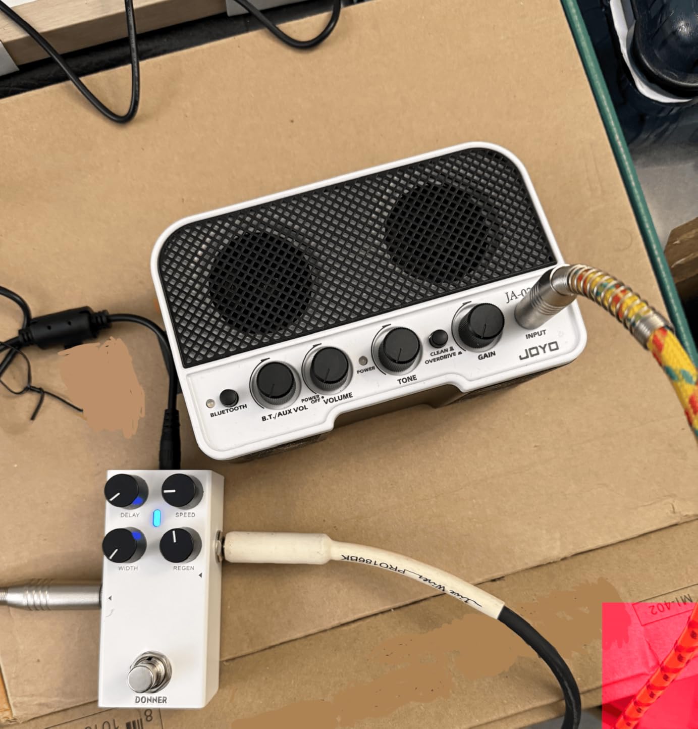 Donner Flanger Pedal for Electric Guitar, DIY Shell, Analog True Bypass Effects Pedal, Classic Jet & Chorus Modulation(EMBARK 09) customer photo 1