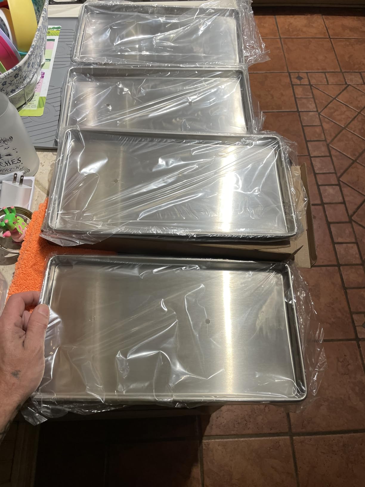 Metal Trays for Harvest Right Freeze Dryer Small, Freeze dryer Small trays for Harvest Right home pro freeze dryer (Small-4pcs) customer photo 1