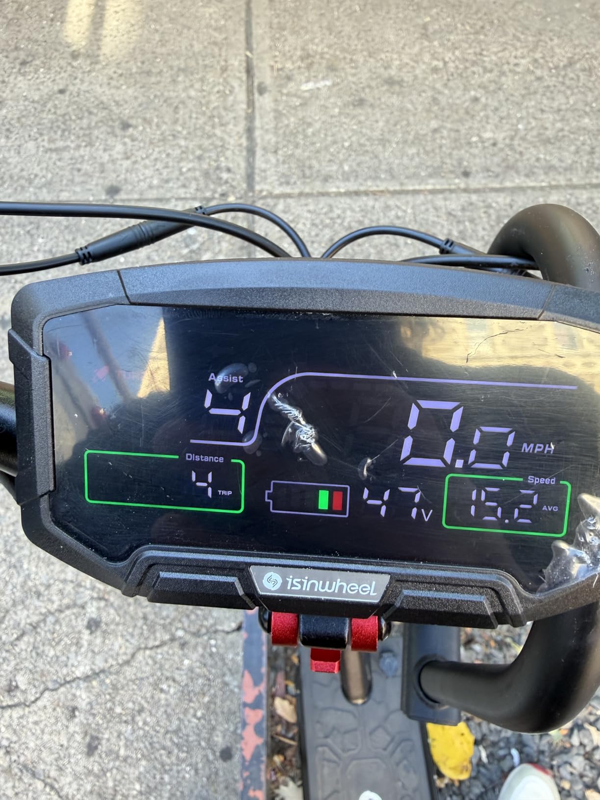 isinwheel GT1 Electric Scooter, 28 MPH, 800W, 28-Mile Range, Off-Road customer photo 1
