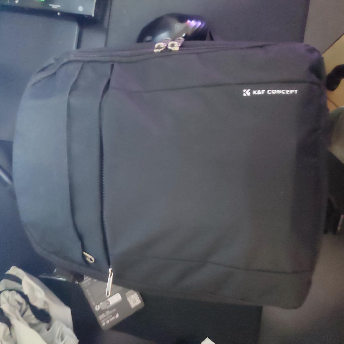K&F CONCEPT Camera Backpack, Lightweight Camera Bag with Tripod Holder | Professional Bag for DSLR/SLR Mirrorless, with 14in Laptop Compartment & Rain Cover, Men & Women, for Sony Canon Nikon, B19 customer photo 2