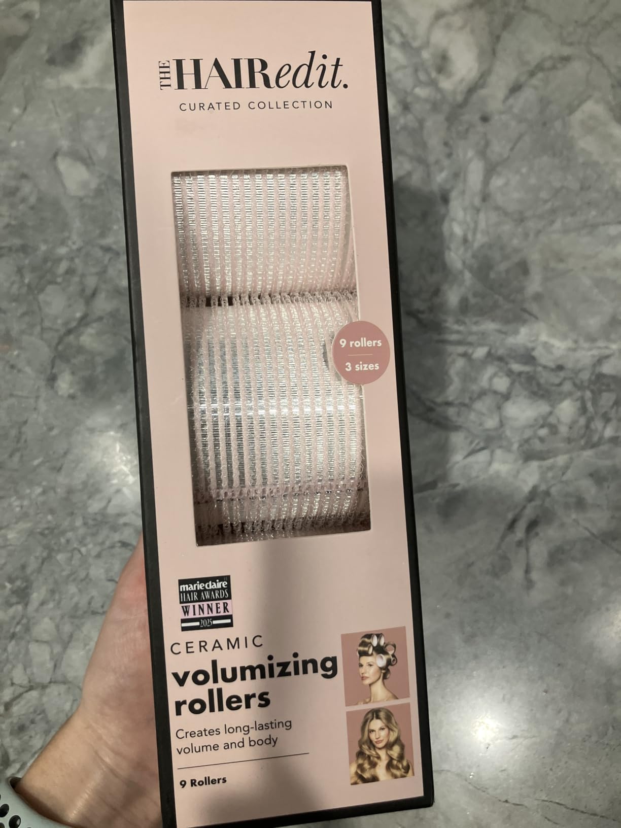 The Hair Edit Ceramic Core Hair Rollers for Salon-Quality Volume, 9 Pack customer photo 2
