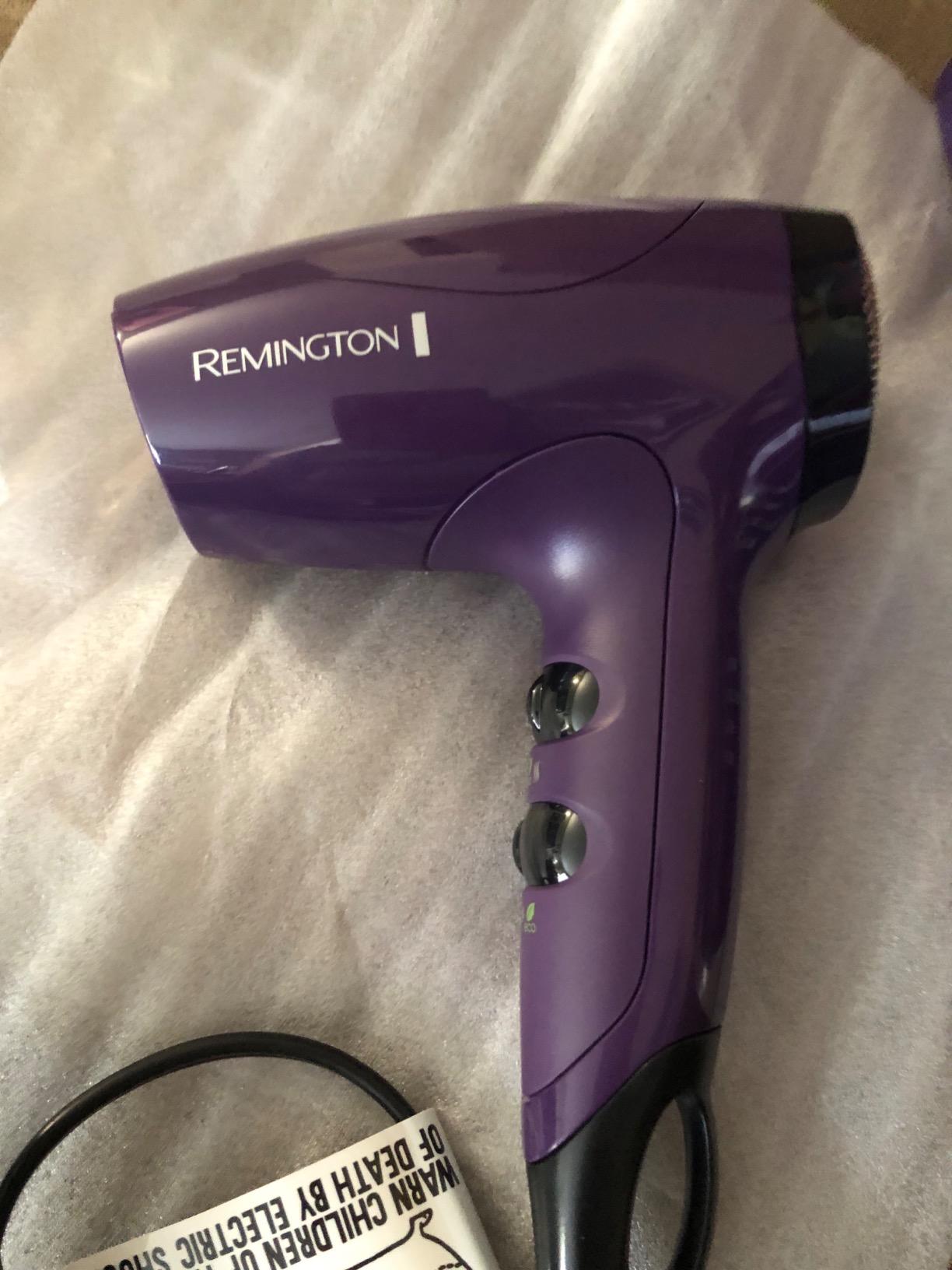 Remington Ionic Compact Hair Dryer, 1875W, Portable Anti-Frizz Dryer customer photo 2