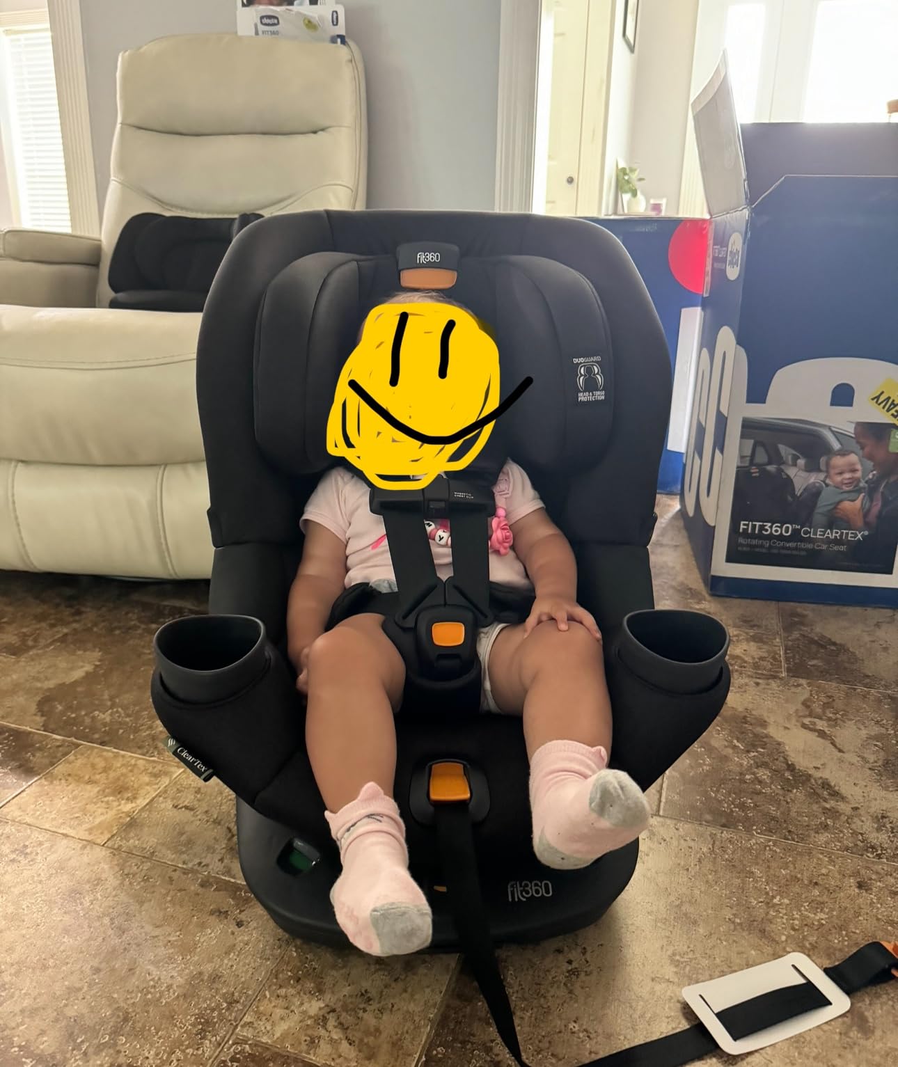 Chicco Fit360 ClearTex Rotating Convertible Car Seat customer photo 1