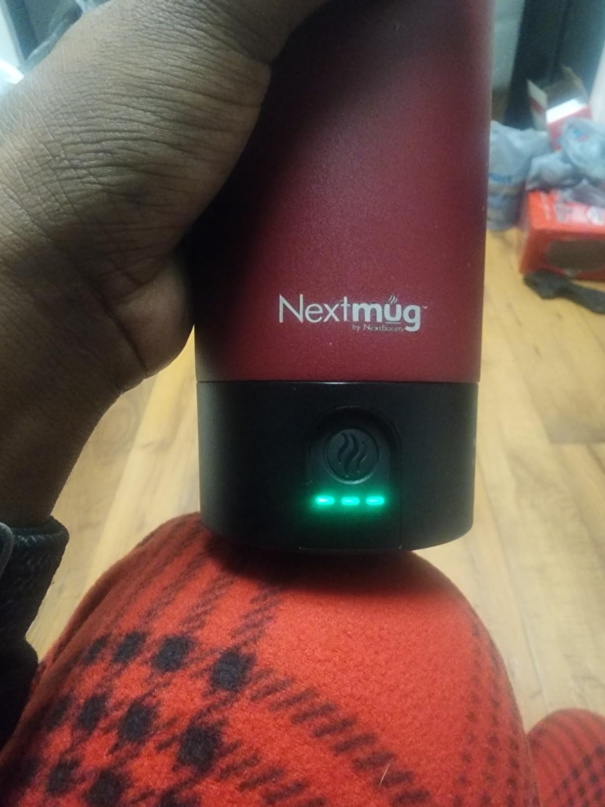 Nextmug Go - Temperature-Controlled, Self-Heating Travel Mug customer photo 1
