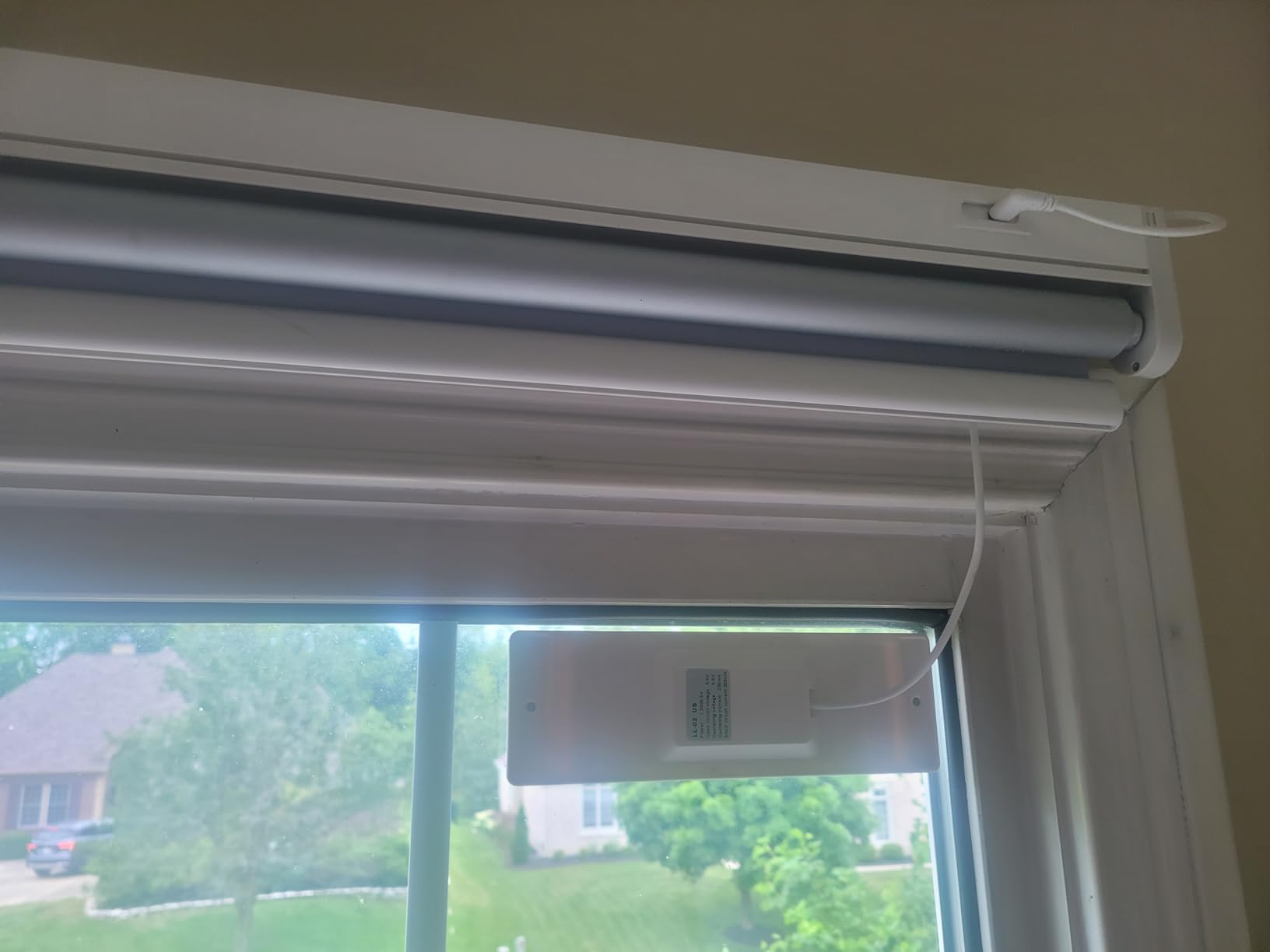 Motorized Blinds with Remote, Blackout Cooling Automatic Shades with Solar Panel Cordless Smart Blinds for Windows, Custom Electric Blinds Horizontal Roller Shades,Black,35