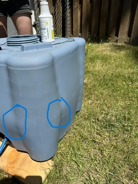 30 Gallon Stackable Emergency Water Storage Tank – Heavy-Duty Water Barrel for Long-Term Drinking Water or Preparedness customer photo 1