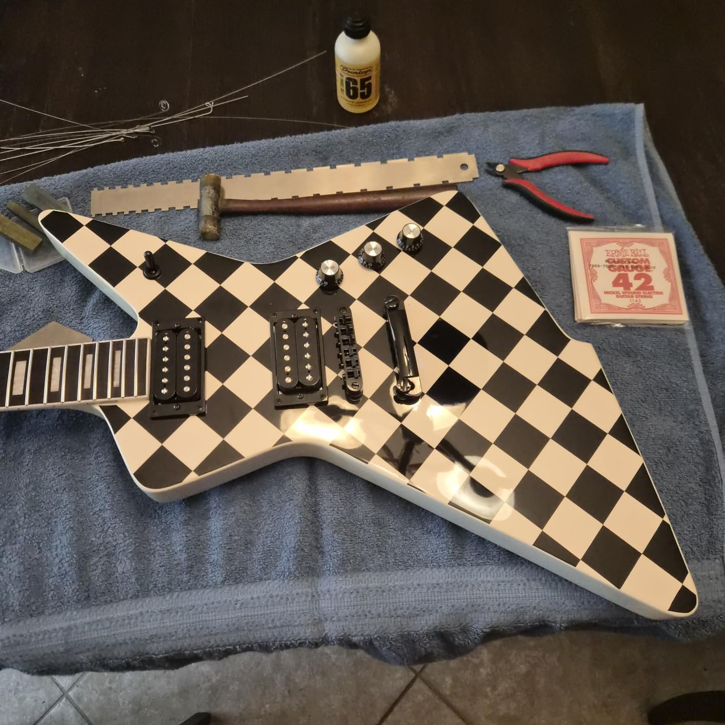WestCreek Revenge Solid Body Electric Guitar, Heavy Metal Guitar customer photo 1