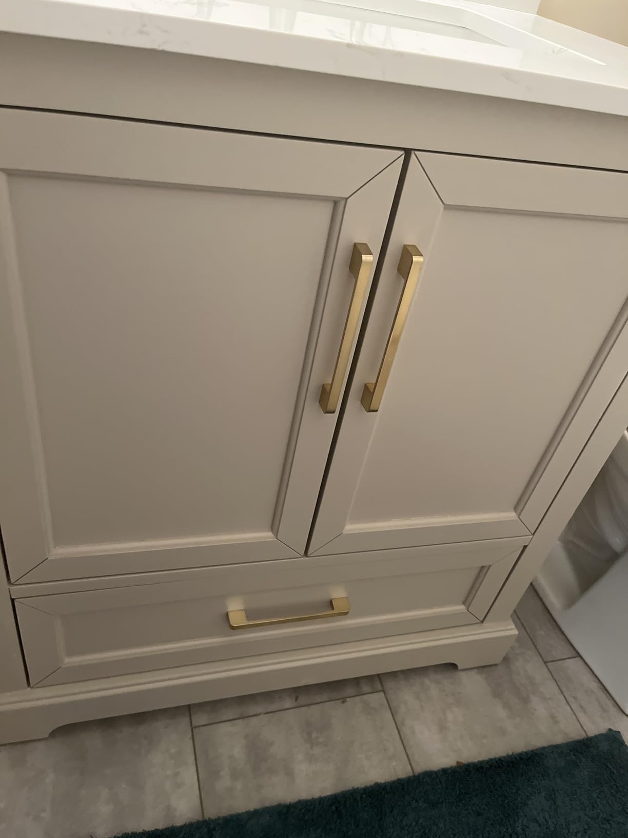 60 Inch Bathroom Vanity with Double Sink Combo, Greige customer photo 1