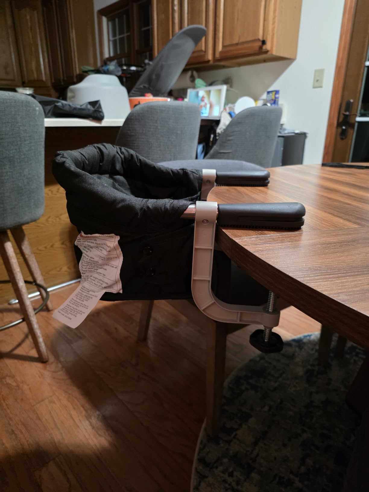 Toogel Hook-On High Chair, Portable Travel Seat for Baby 6-36 Months, Grey customer photo 2