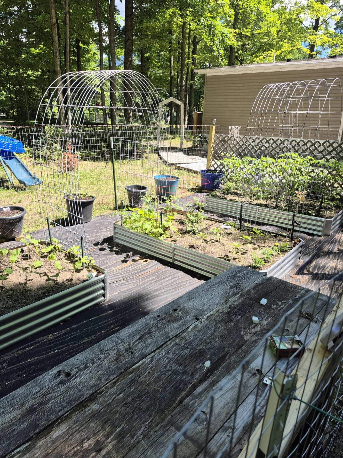Land Guard 3 Pack 8×4×1ft Galvanized Metal Raised Garden Bed, Metal Planter Kit Box Outdoor for Deep-Rooted Vegetables, Flowers, Green and Herbs, Silver customer photo 1