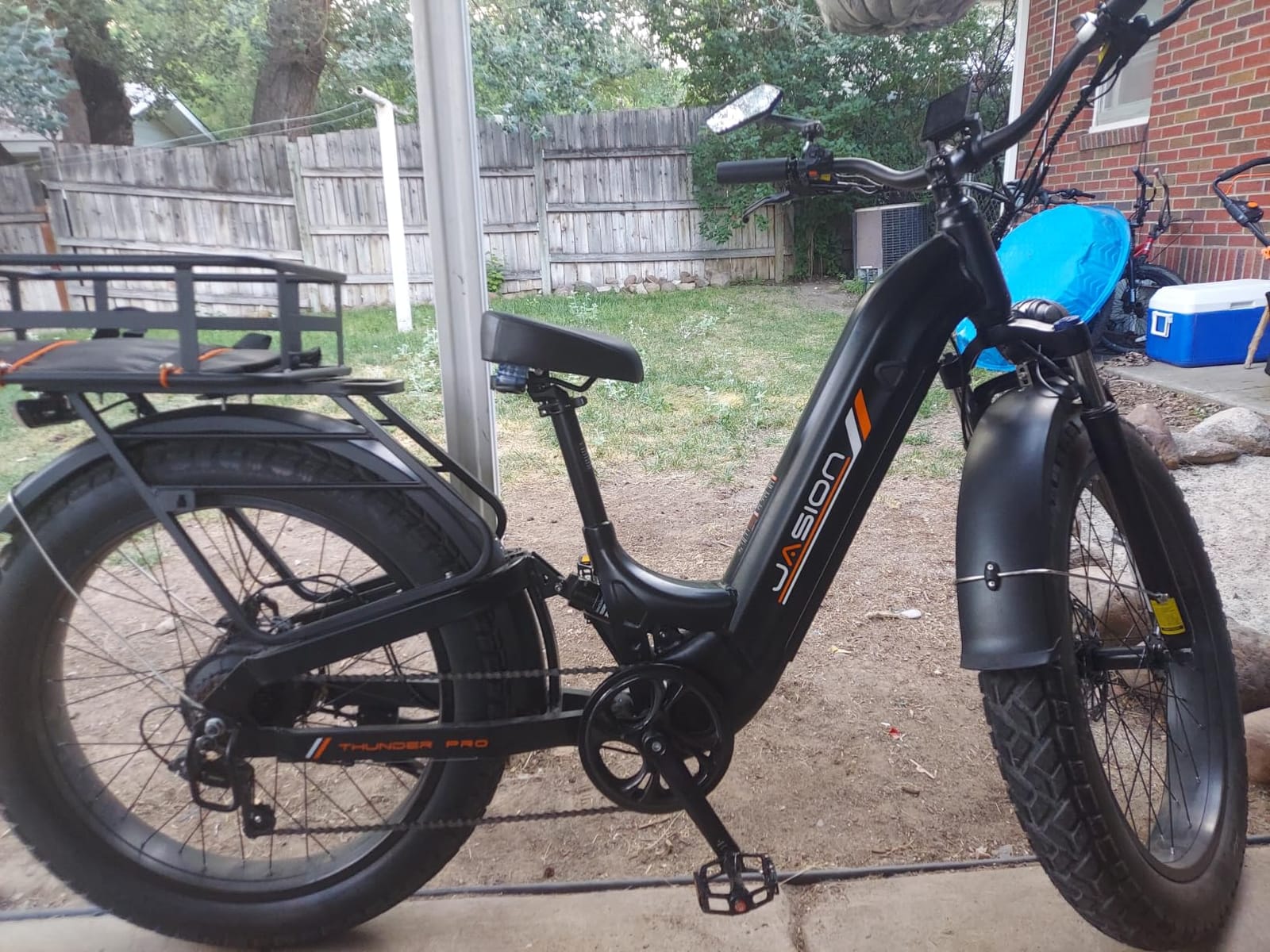 Jasion Thunder PRO/ST Electric Bike,2000W Peak Ebikes for Adults,26''Fat Tire Best Ebike for Men,90 Miles with 1040Wh Battery,35 MPH Max Speed Bicycles,500 lbs Capacity,Certified By UL2849 customer photo 1