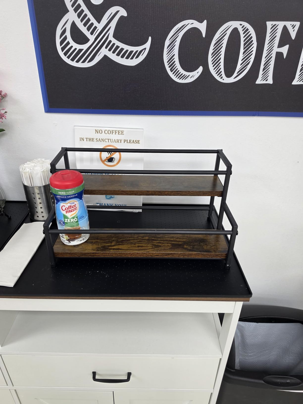 Coffee Syrup Rack Organizer, 3-Tier customer photo 1