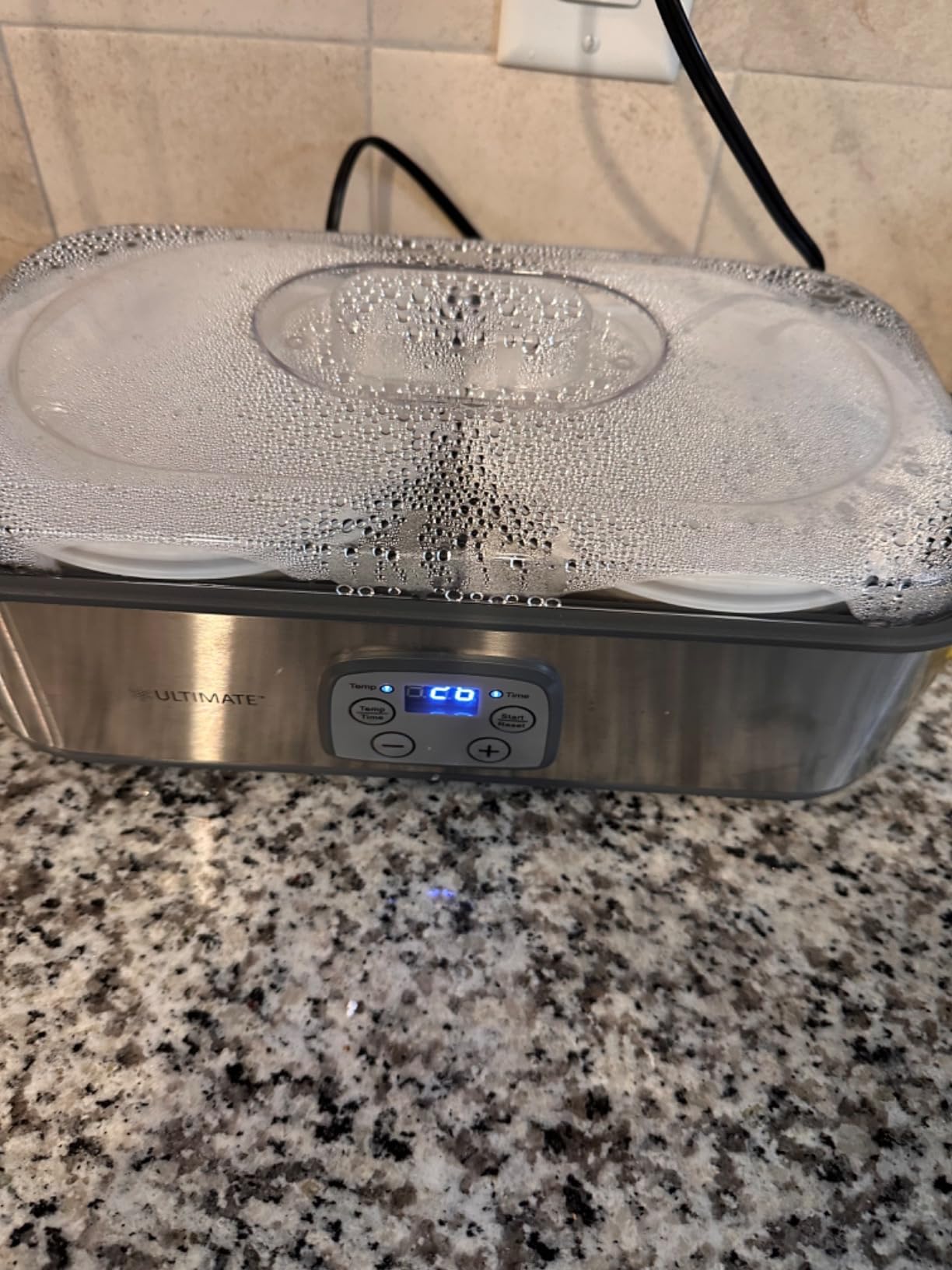Ultimate Probiotic Yogurt Maker XL with 50% More Capacity, Adjustable Time & Temp Control, Make Trillions of Live Probiotics at Home to Support Gut Health, UNLIMITED LIFETIME WARRANTY (12-Jar Model) customer photo 2