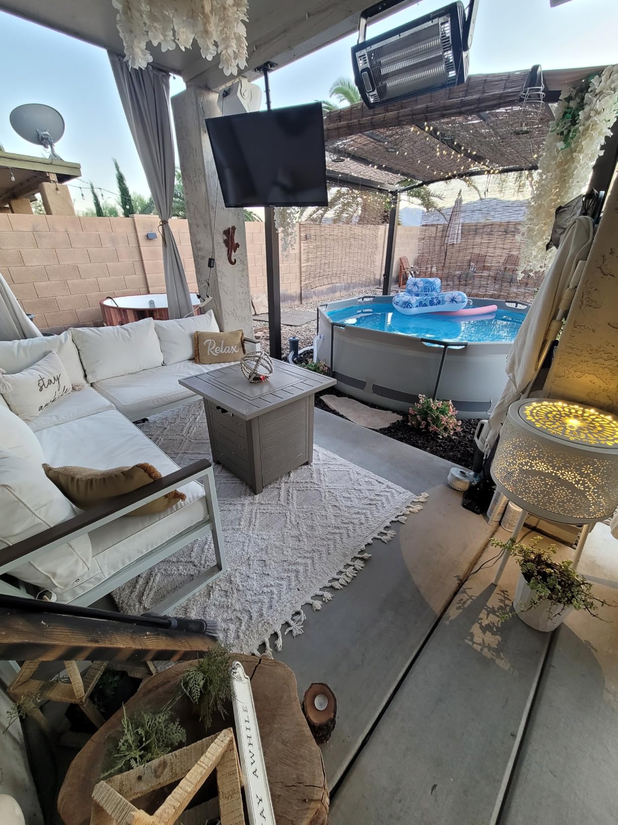 Above Ground Pool,10ft x 30in Frame Deep Swimming Pool-Deep Blue customer photo 2